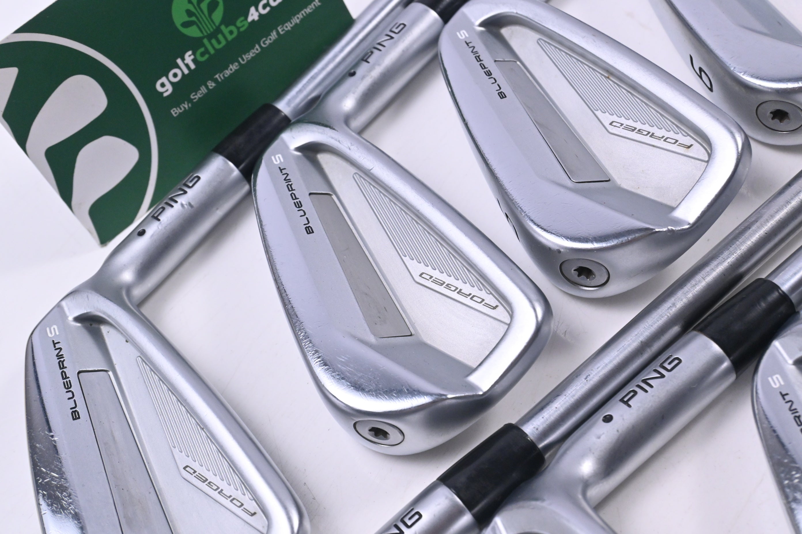 Ping Blueprint S Irons / 3-PW / Black Dot / Stiff Flex Project X IO 110 Shafts