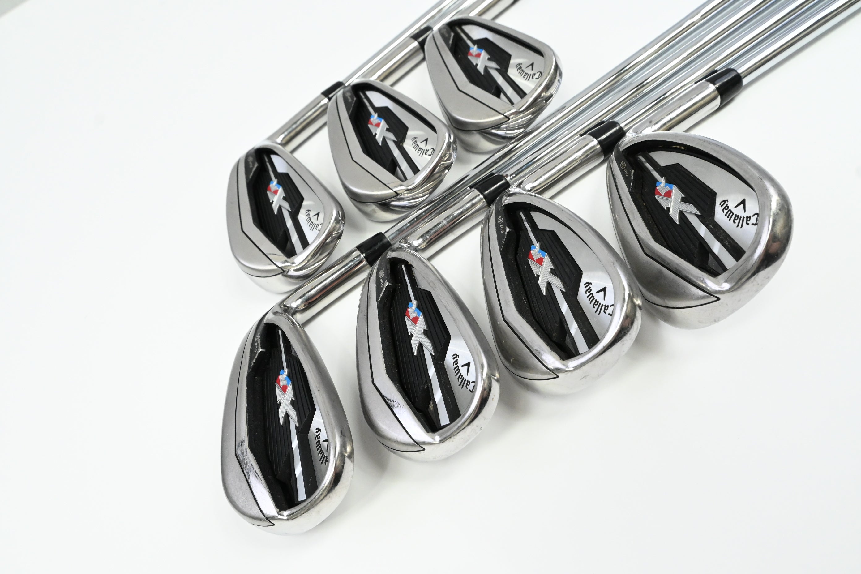 Callaway XR Irons / 5-PW+SW / Regular Flex SpeedStep 80 Shafts