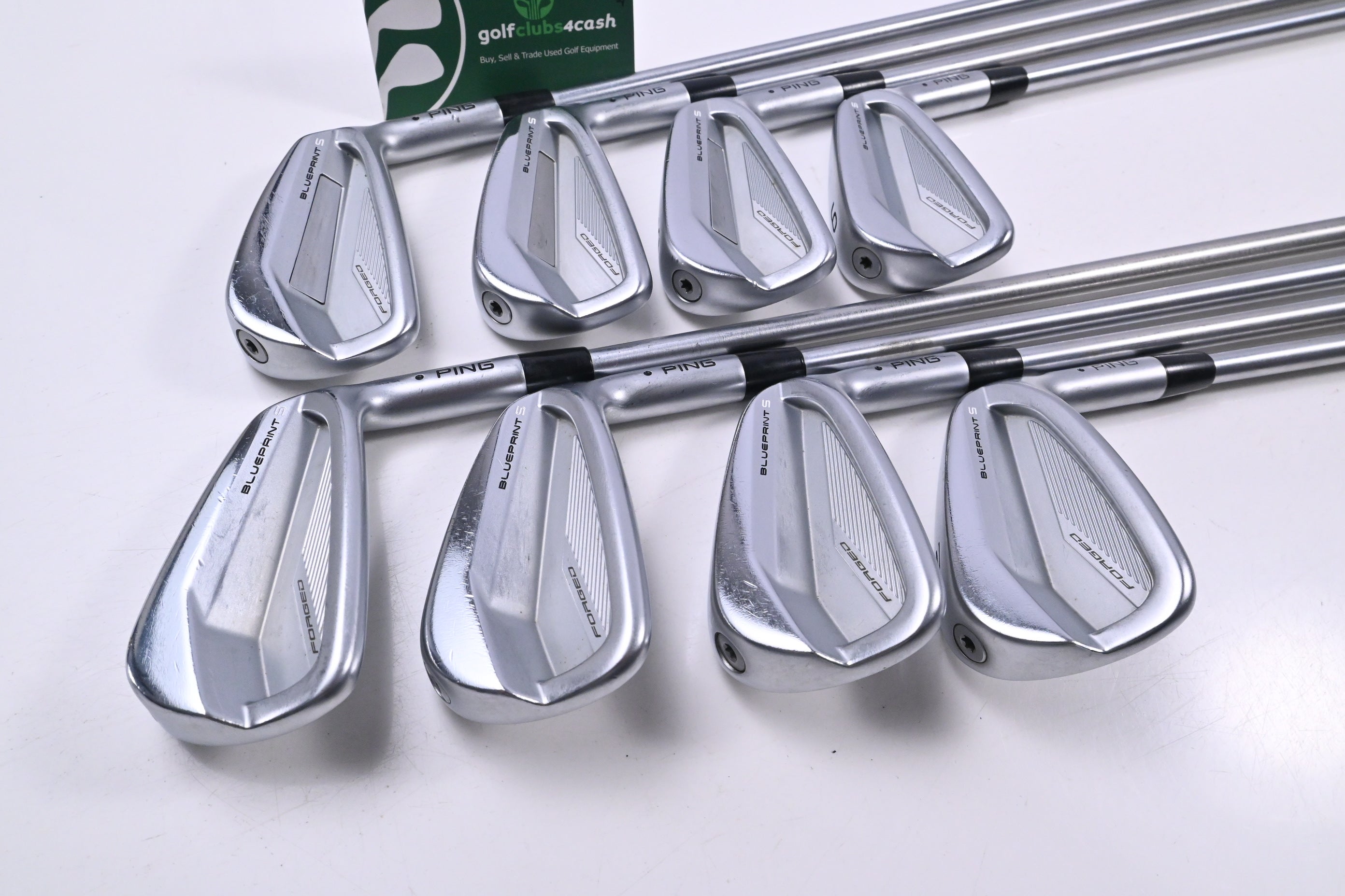Ping Blueprint S Irons / 3-PW / Black Dot / Stiff Flex Project X IO 110 Shafts