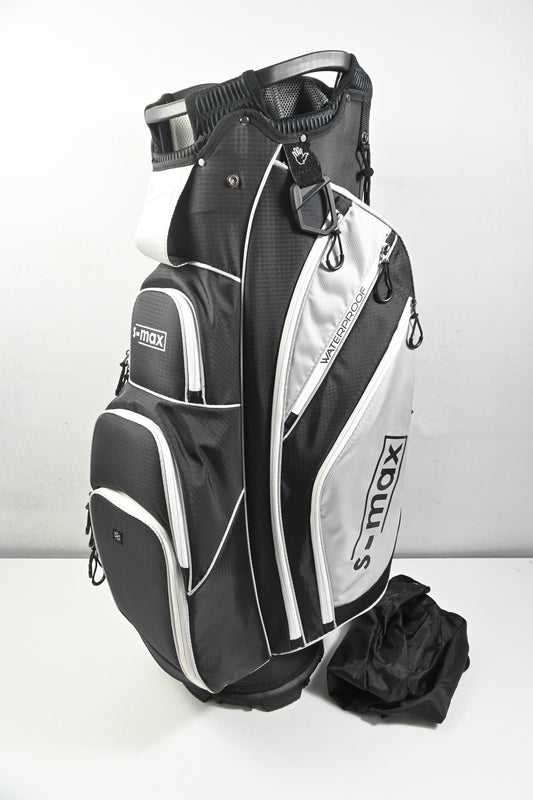 S-Max Waterproof Cart Bag / 14-Way Divider / Grey, Black, White