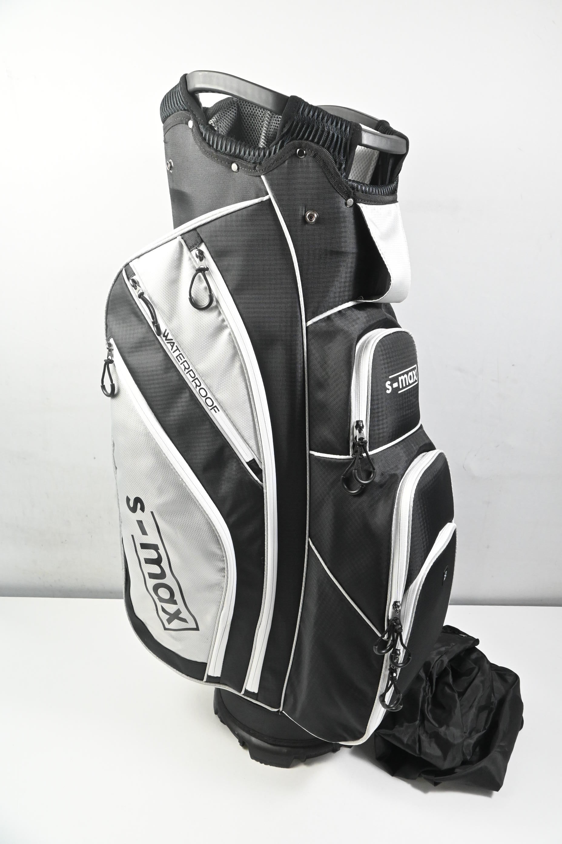 S-Max Waterproof Cart Bag / 14-Way Divider / Grey, Black, White