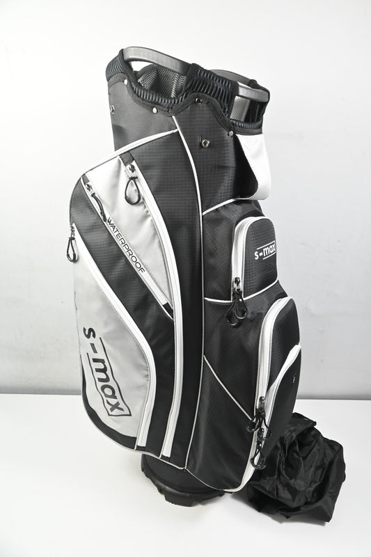 S-Max Waterproof Cart Bag / 14-Way Divider / Grey, Black, White