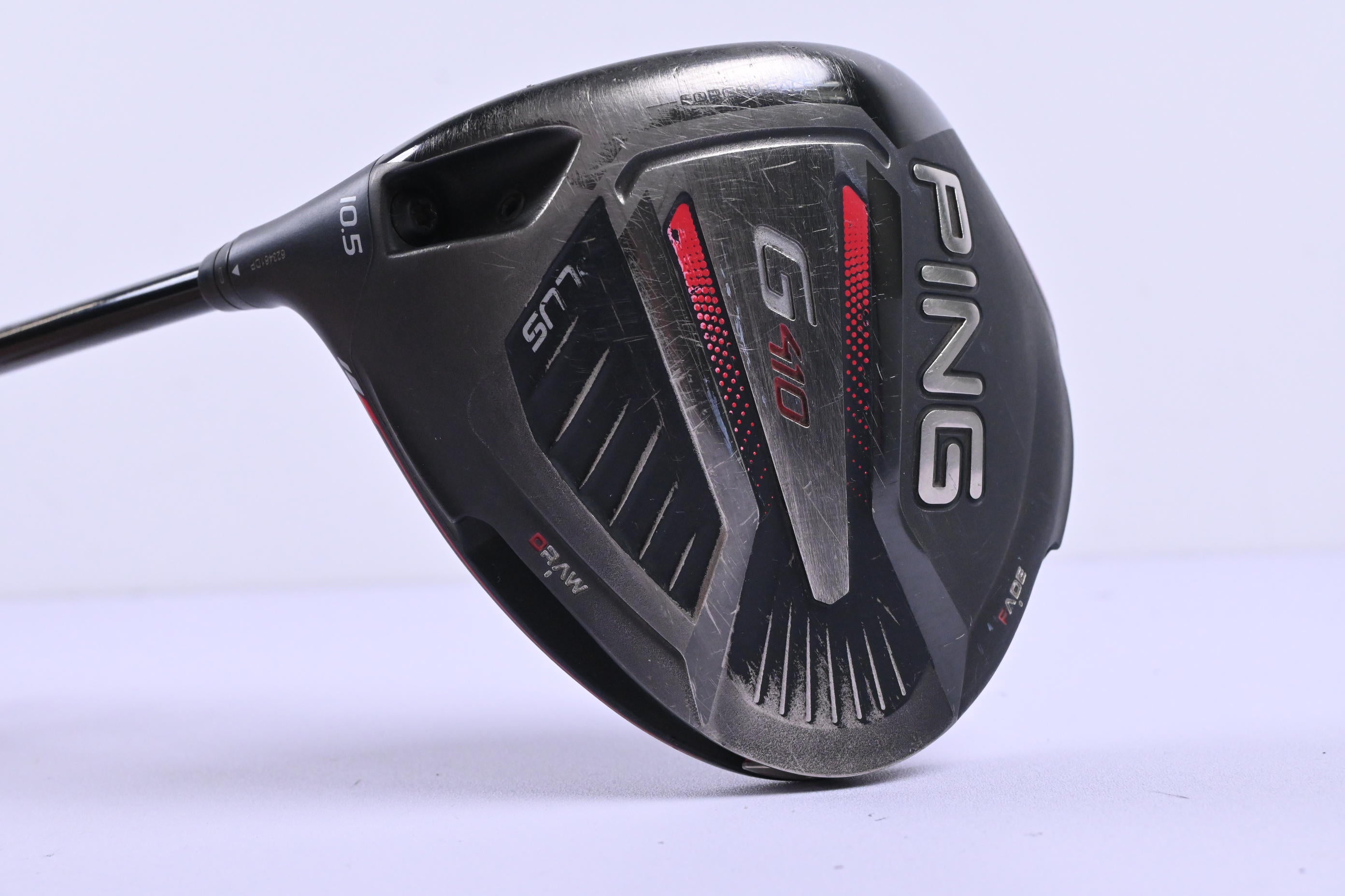Left Hand Ping G410 Plus Driver / 10.5 Degree / Stiff Flex Kuro Kage Black 55