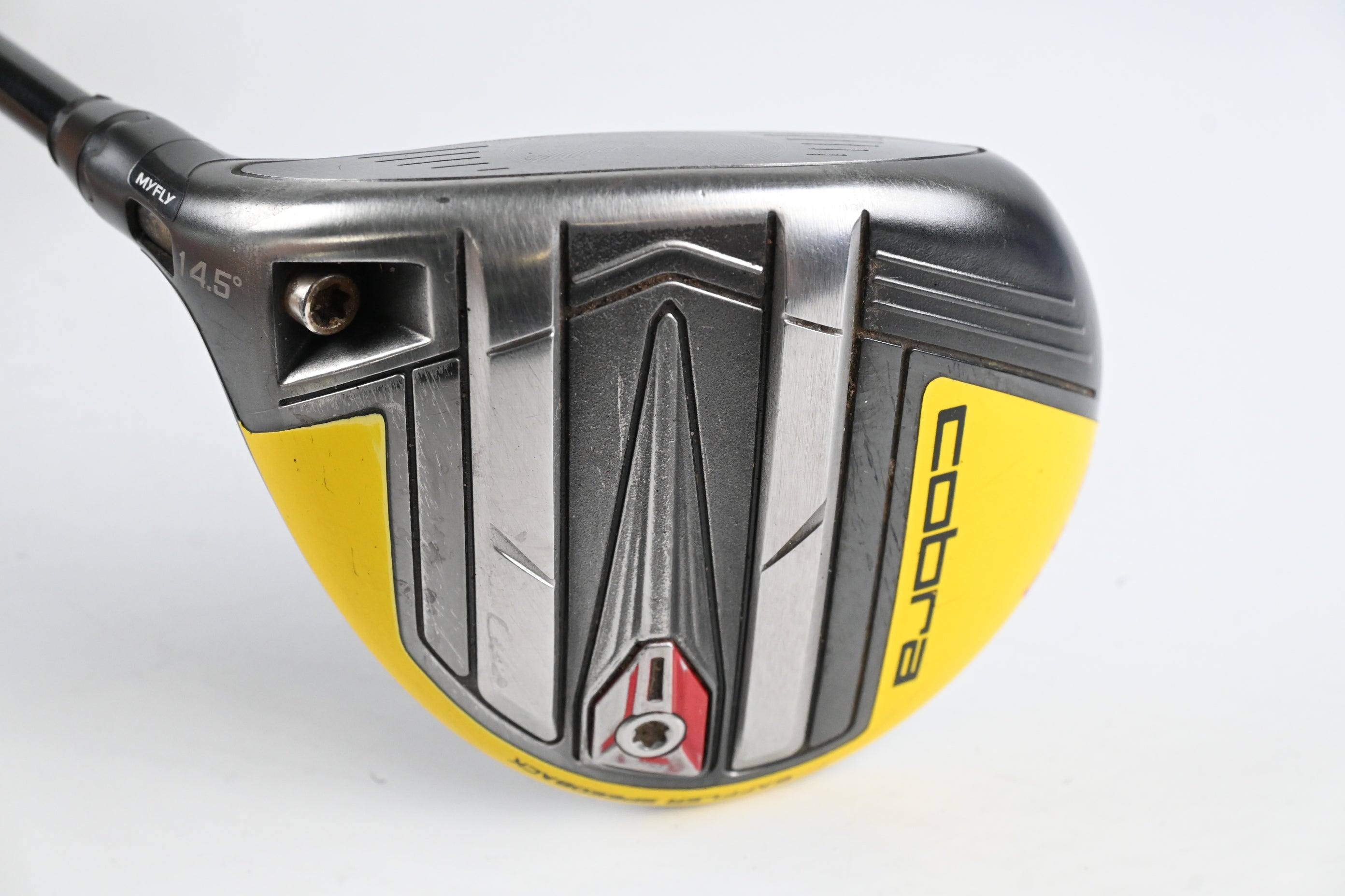 Left Hand Cobra King F9 #3-4 Wood / 14.5 Degree / Regular Flex Atmos Blue 7