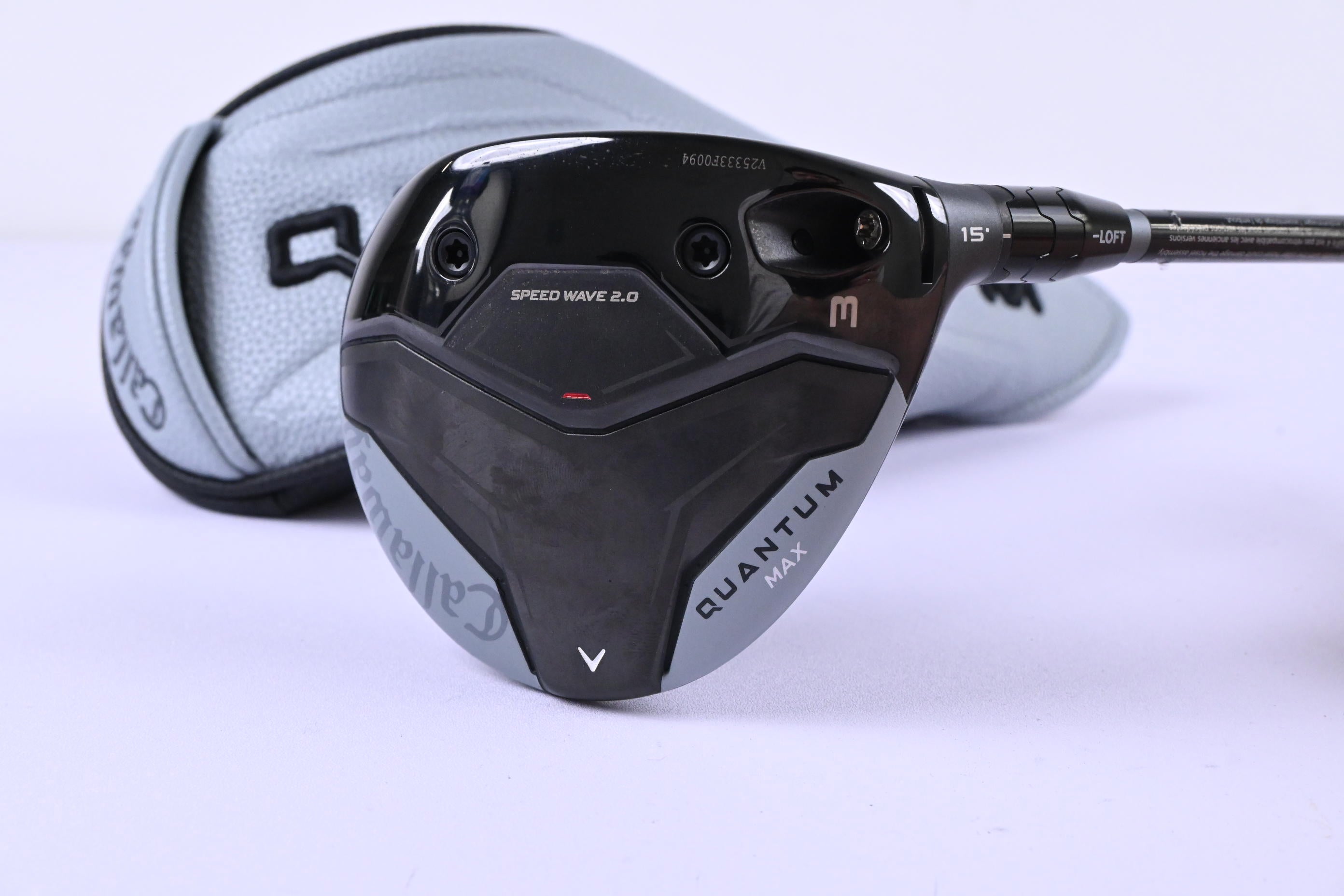 Callaway Quantum Max #3 Wood / 15 Degree / Stiff Flex Denali Frost Silver 60