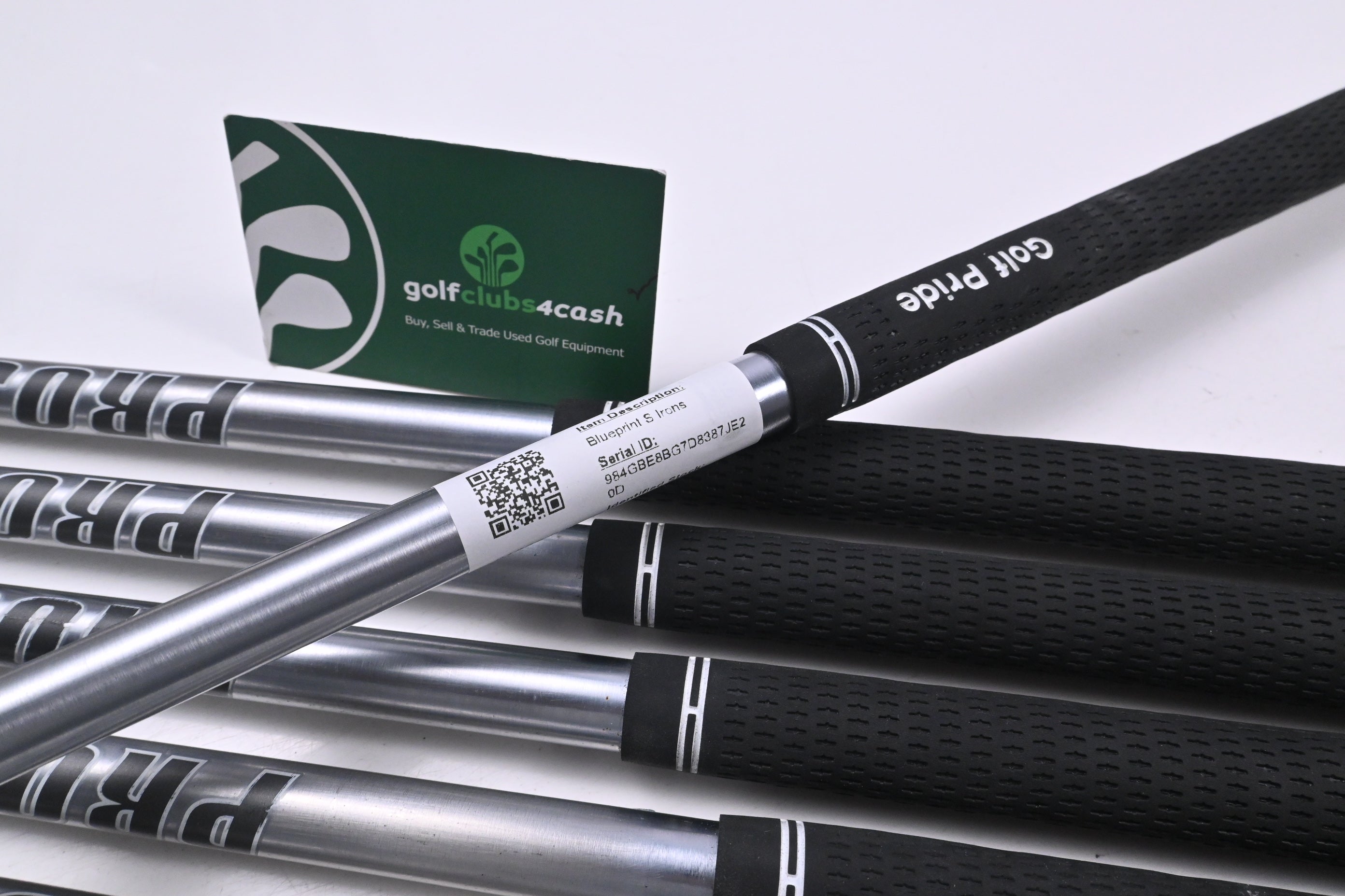 Ping Blueprint S Irons / 3-PW / Black Dot / Stiff Flex Project X IO 110 Shafts