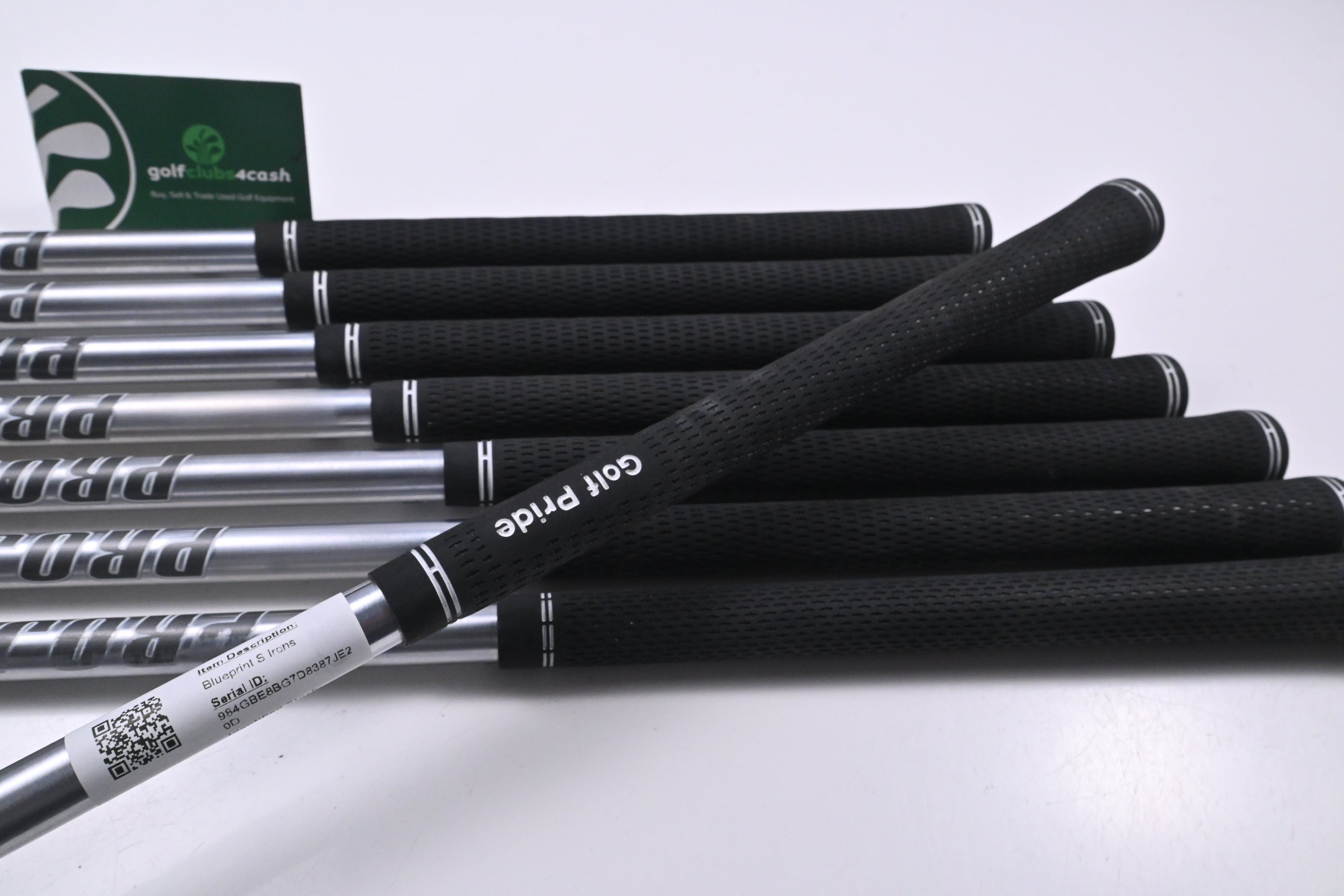 Ping Blueprint S Irons / 3-PW / Black Dot / Stiff Flex Project X IO 110 Shafts