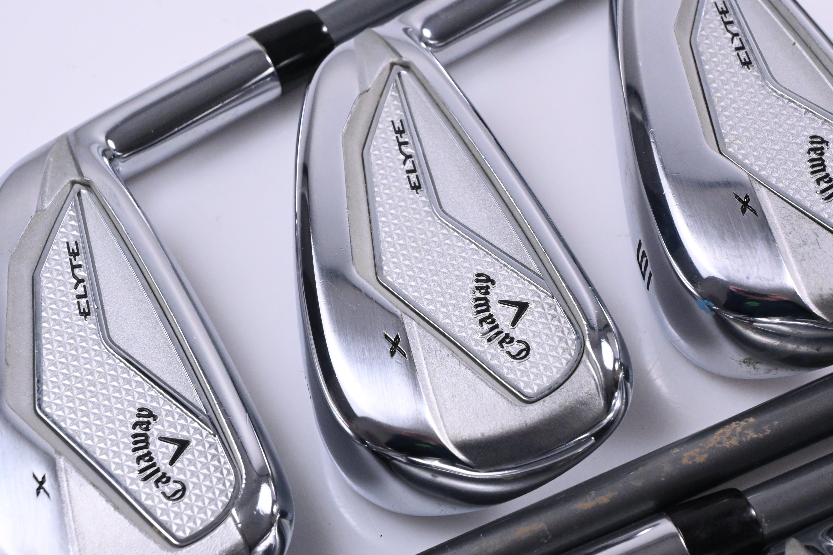 Callaway Elyte X Irons / 4-PW / Stiff Flex True Temper Denali Charcoal 75 Shafts