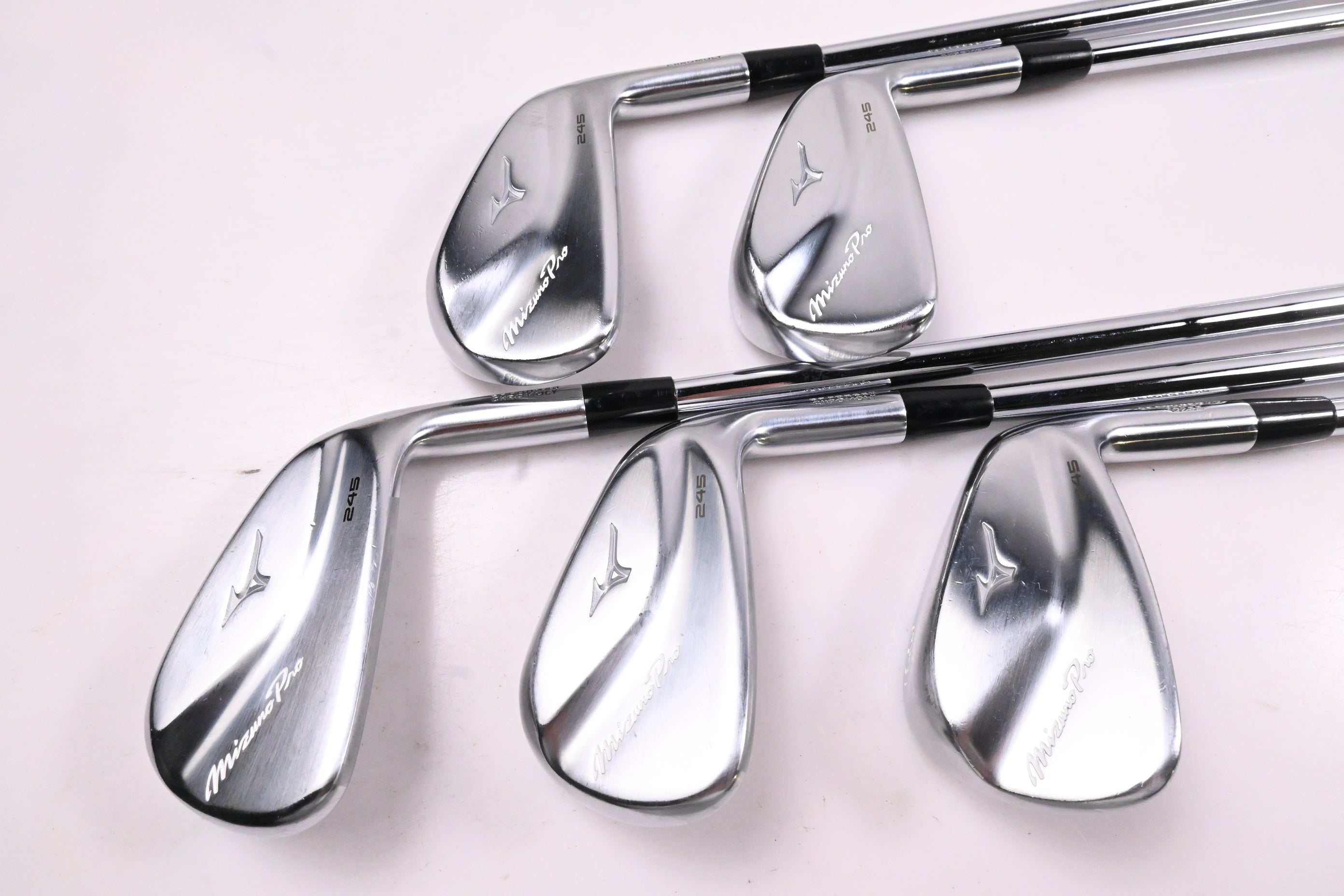 Mizuno Pro 245 Irons / 5-9i / Stiff Flex KBS $-Taper 120 Shafts