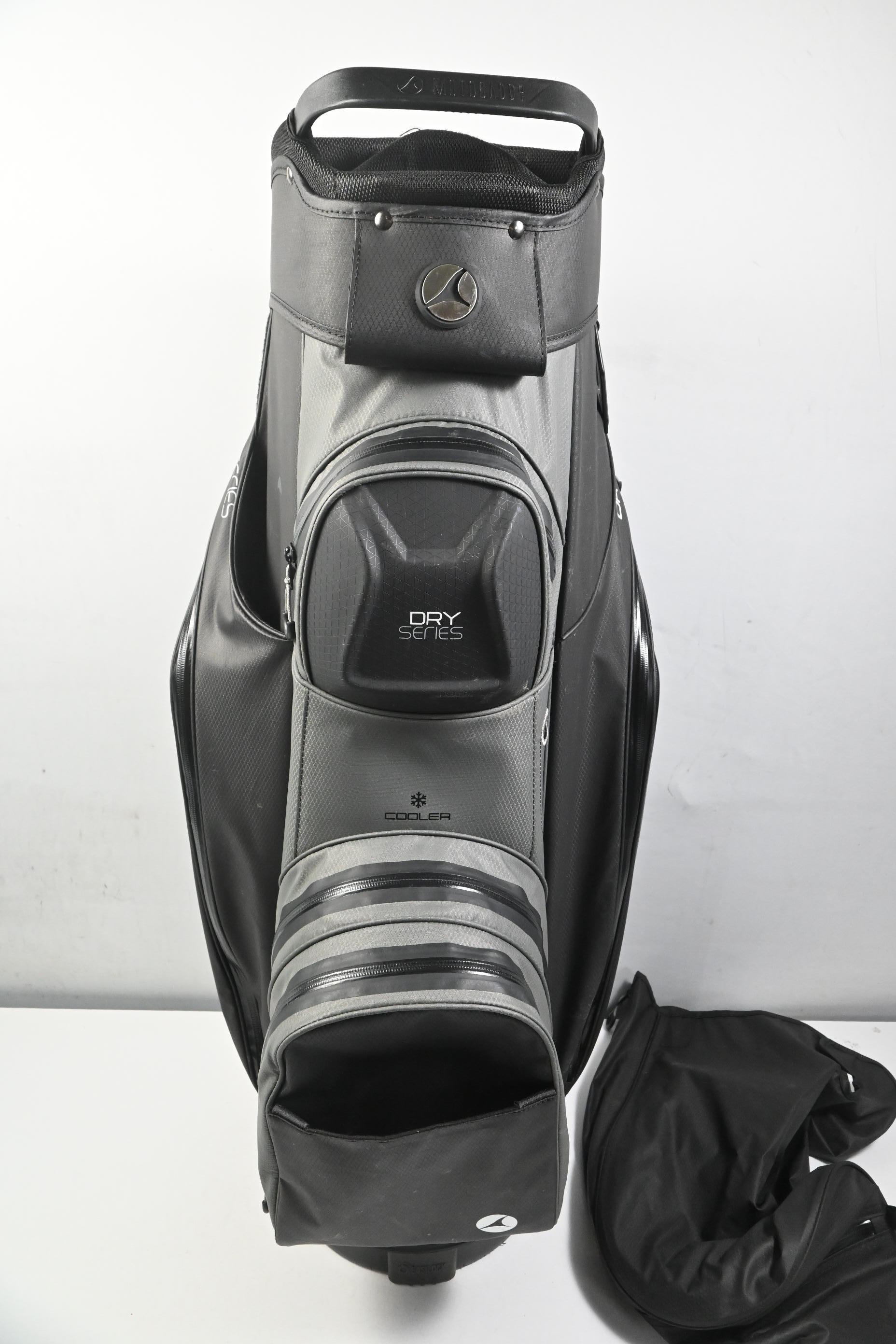Motocaddy Dry Series Cart Bag / 14-Way Divider / Black, Grey