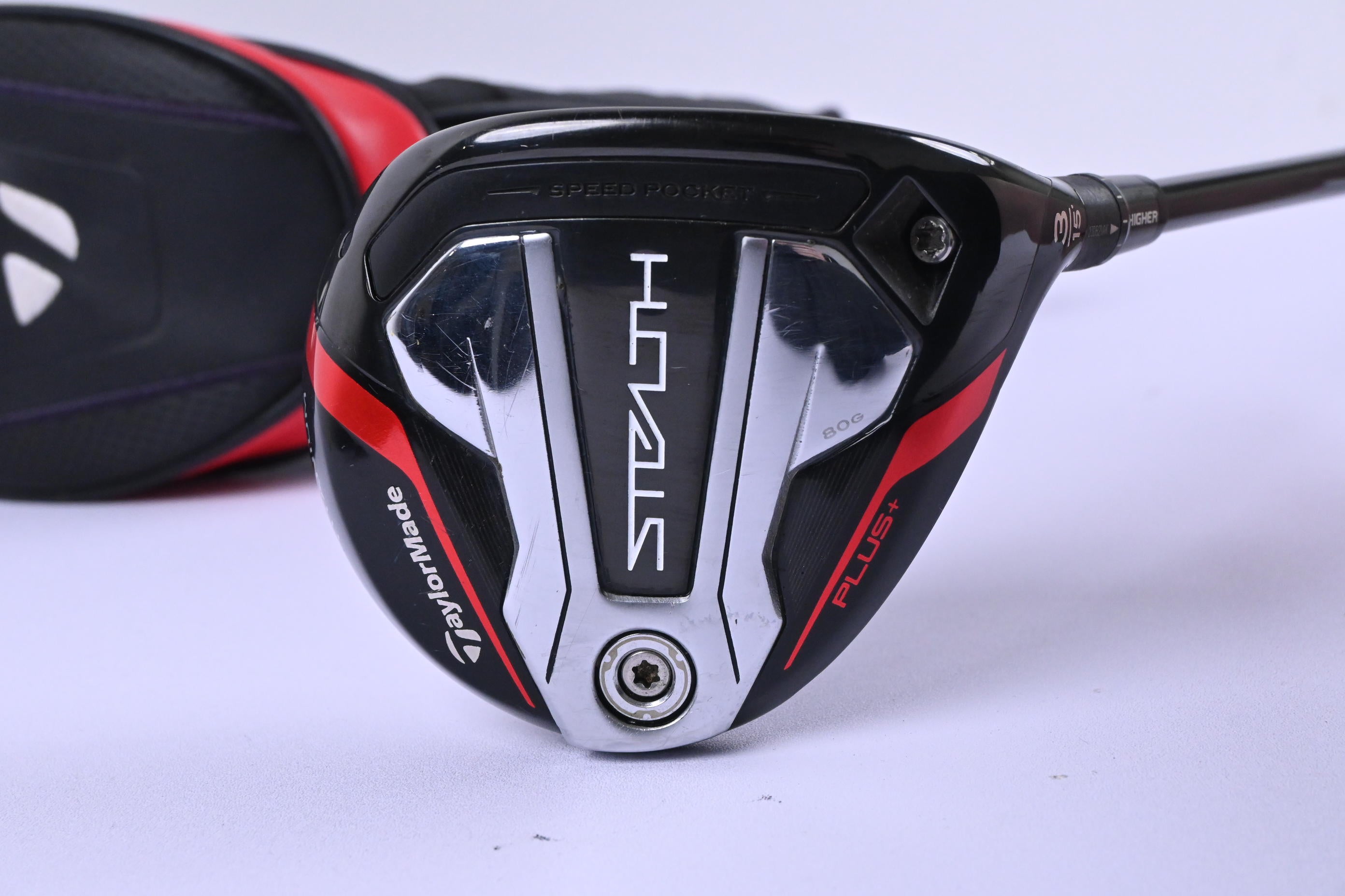 Taylormade Stealth Plus #3 Wood / 15 Degree / Stiff Flex HZRDUS Smoke Red RDX 75