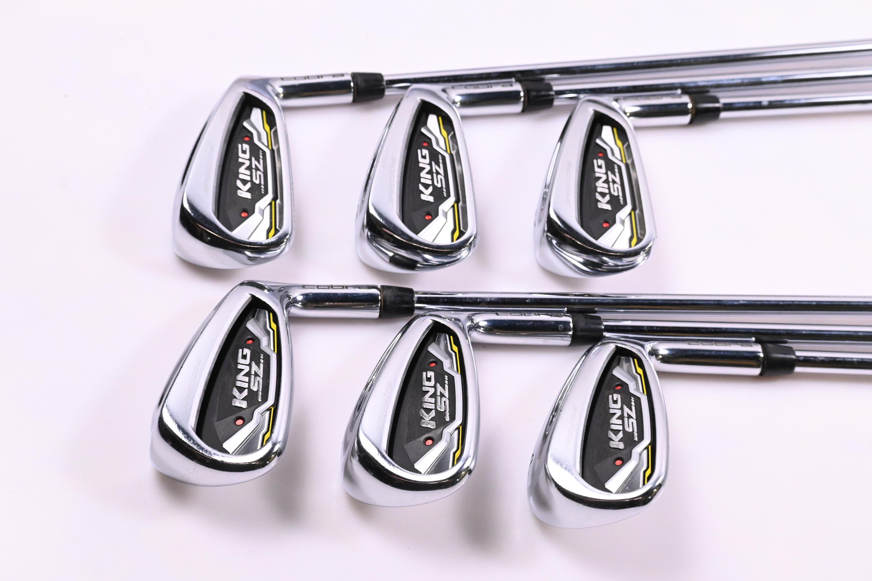 Cobra King Speedzone Irons / 5-PW / Regular Flex Cobra Shafts