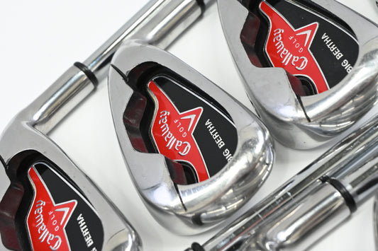 Callaway Big Bertha 2006 Irons / 3-PW / Stiff Flex True Temper Shafts
