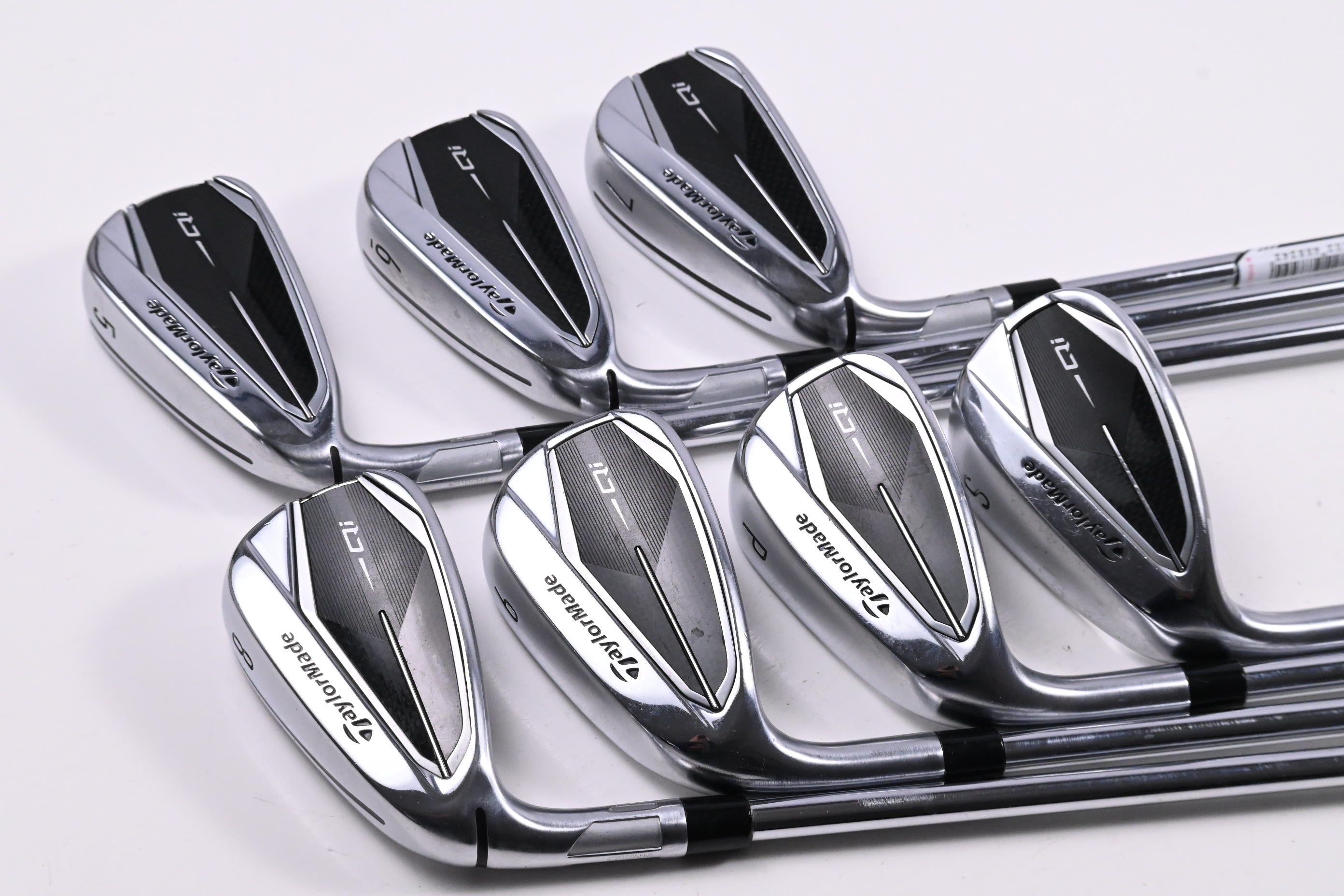 Left Hand Taylormade Qi Irons / 5-PW+SW / Regular Flex KBS MAX MT 85 Shafts