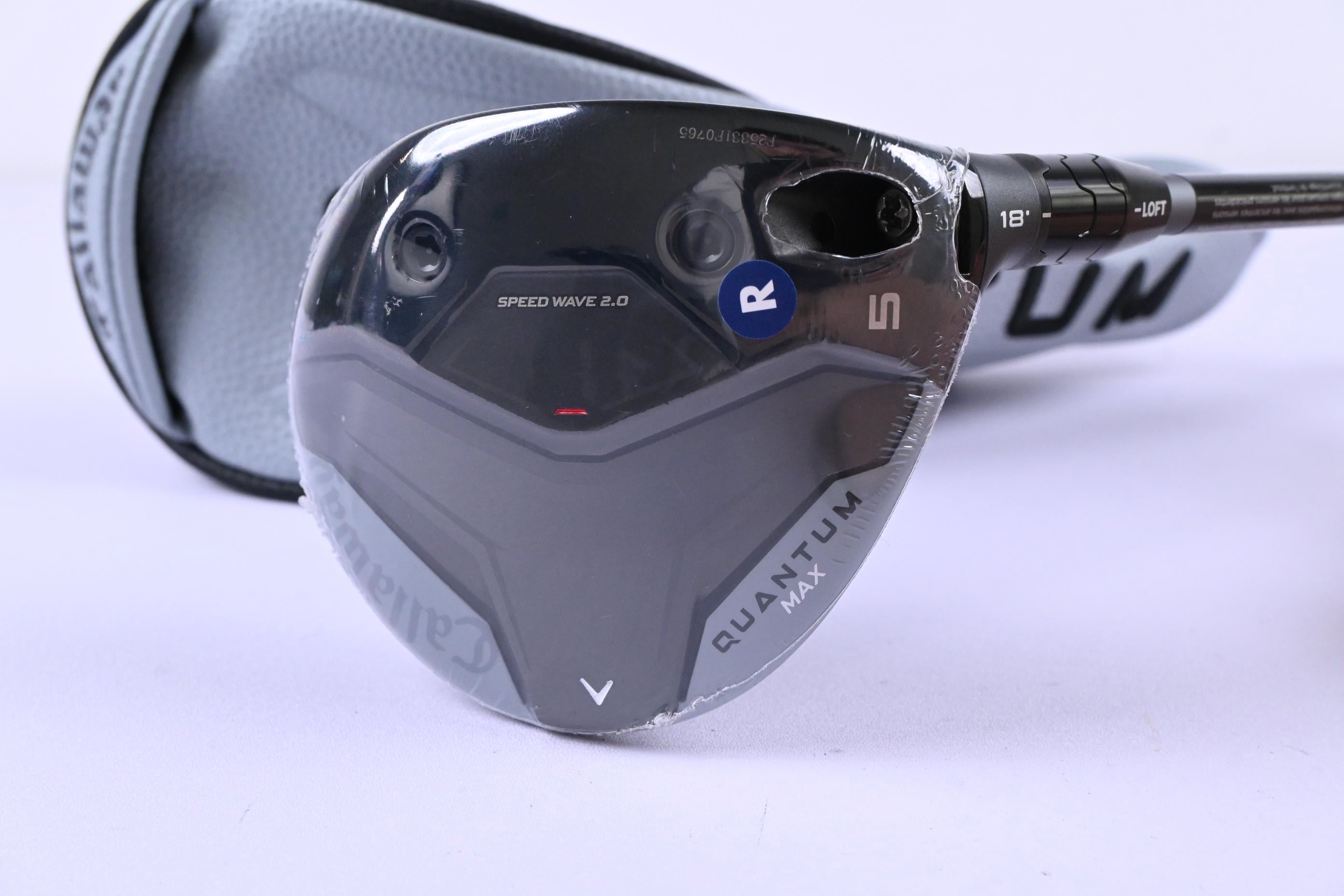 Callaway Quantum Max #5 Wood / 18 Degree / Regular Flex Denali Frost Silver 60
