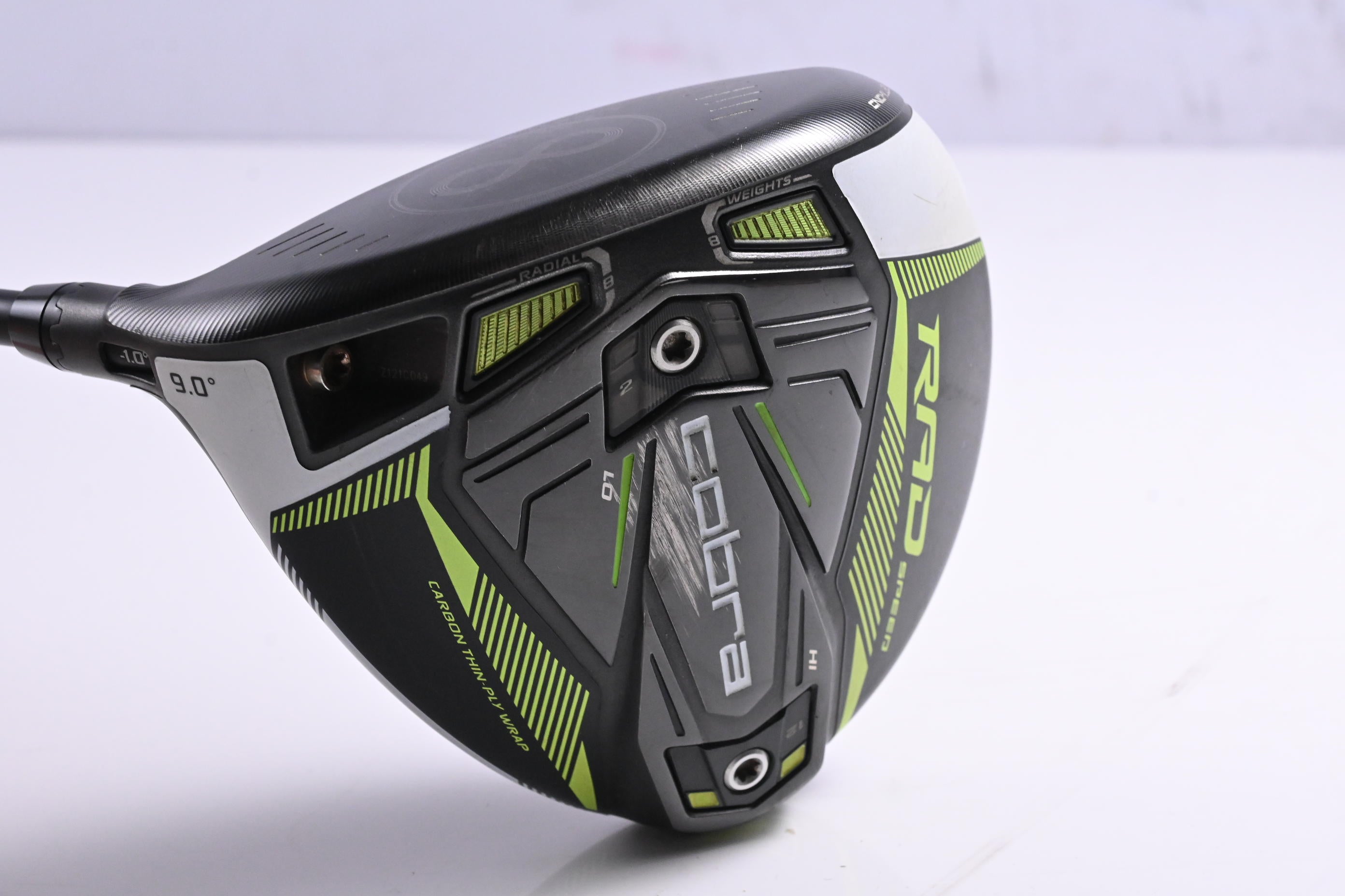 Left Hand Cobra King Radspeed Driver / 9 Degree / Stiff Flex Motore X F1 6