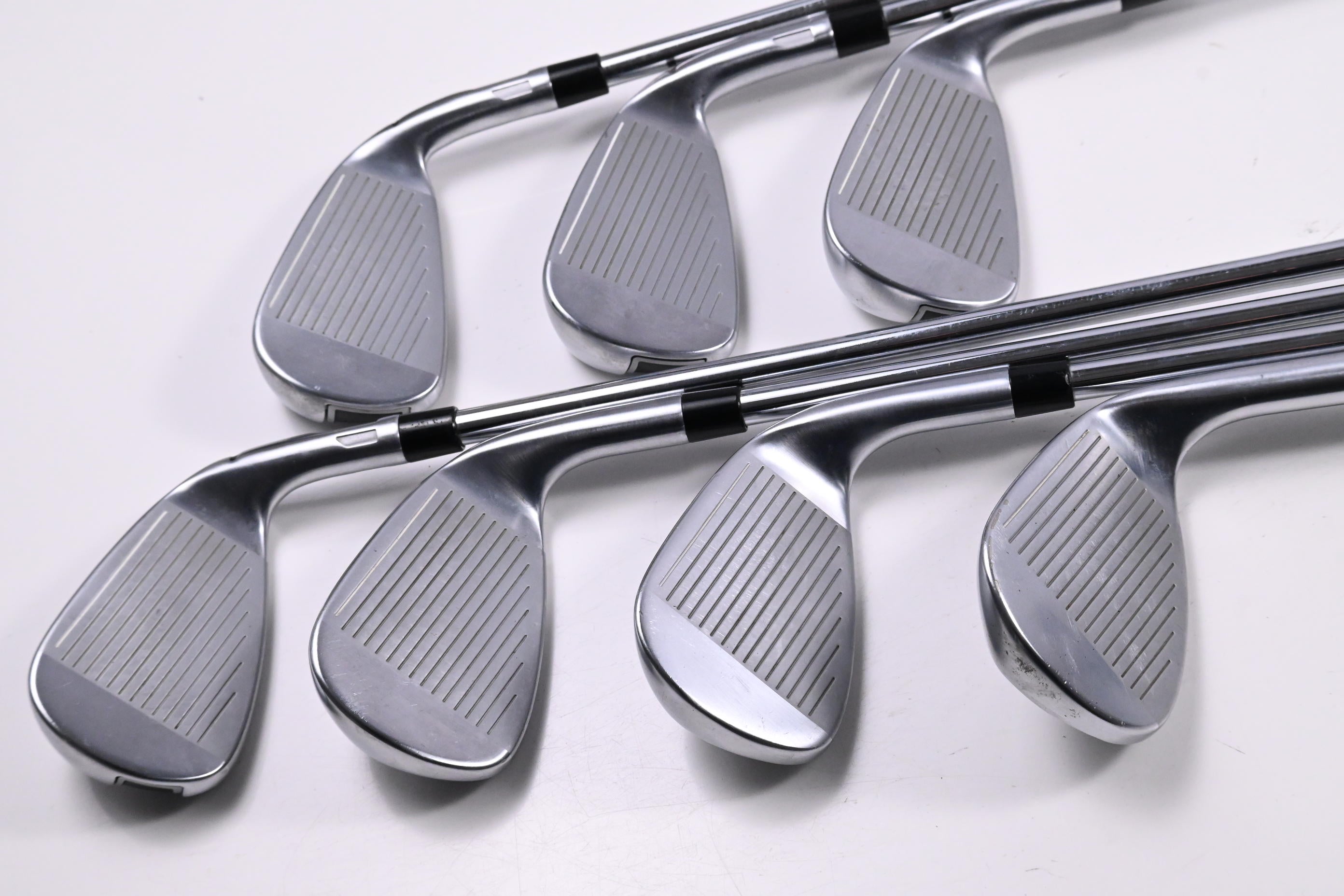 Left Hand Taylormade Qi Irons / 5-PW+SW / Regular Flex KBS MAX MT 85 Shafts