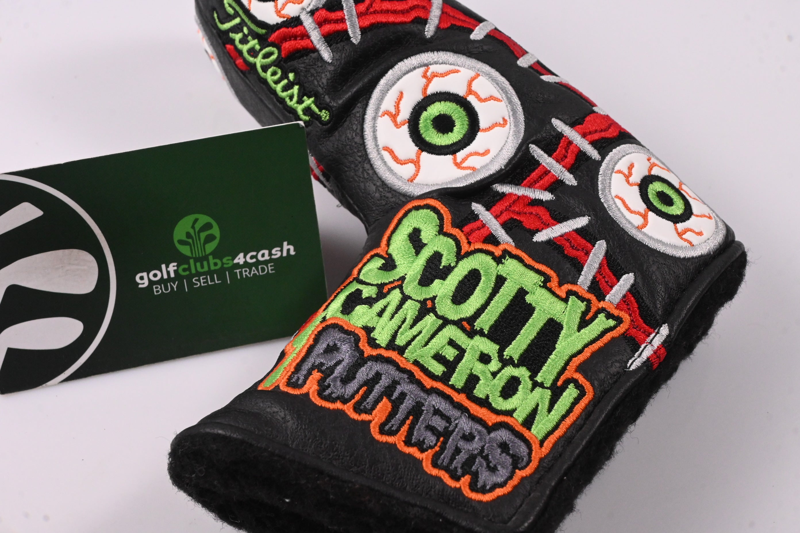 Scotty Cameron 2013 Halloween Eye on the Ball Putter Cover / Blade