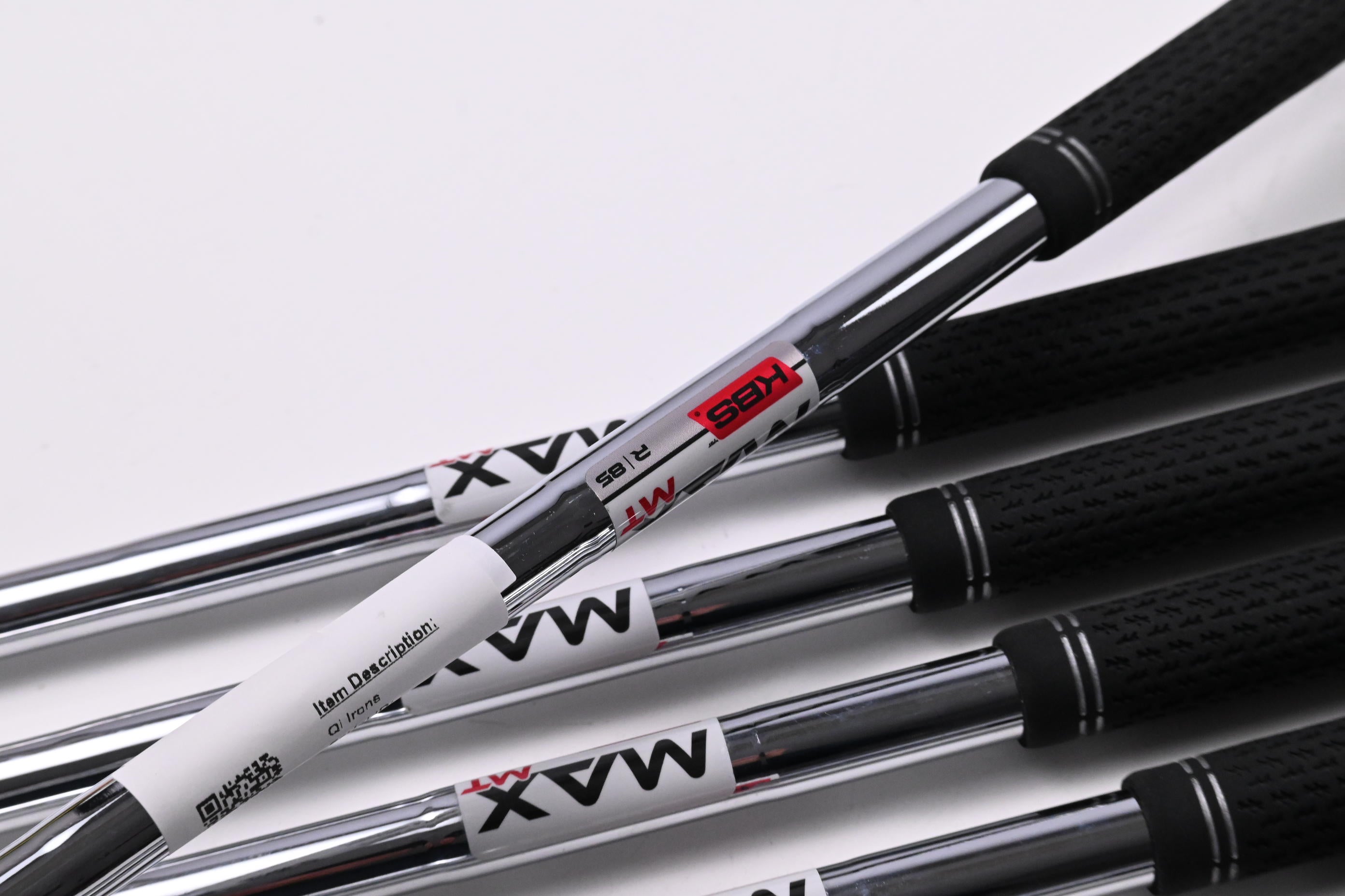 Left Hand Taylormade Qi Irons / 5-PW+SW / Regular Flex KBS MAX MT 85 Shafts