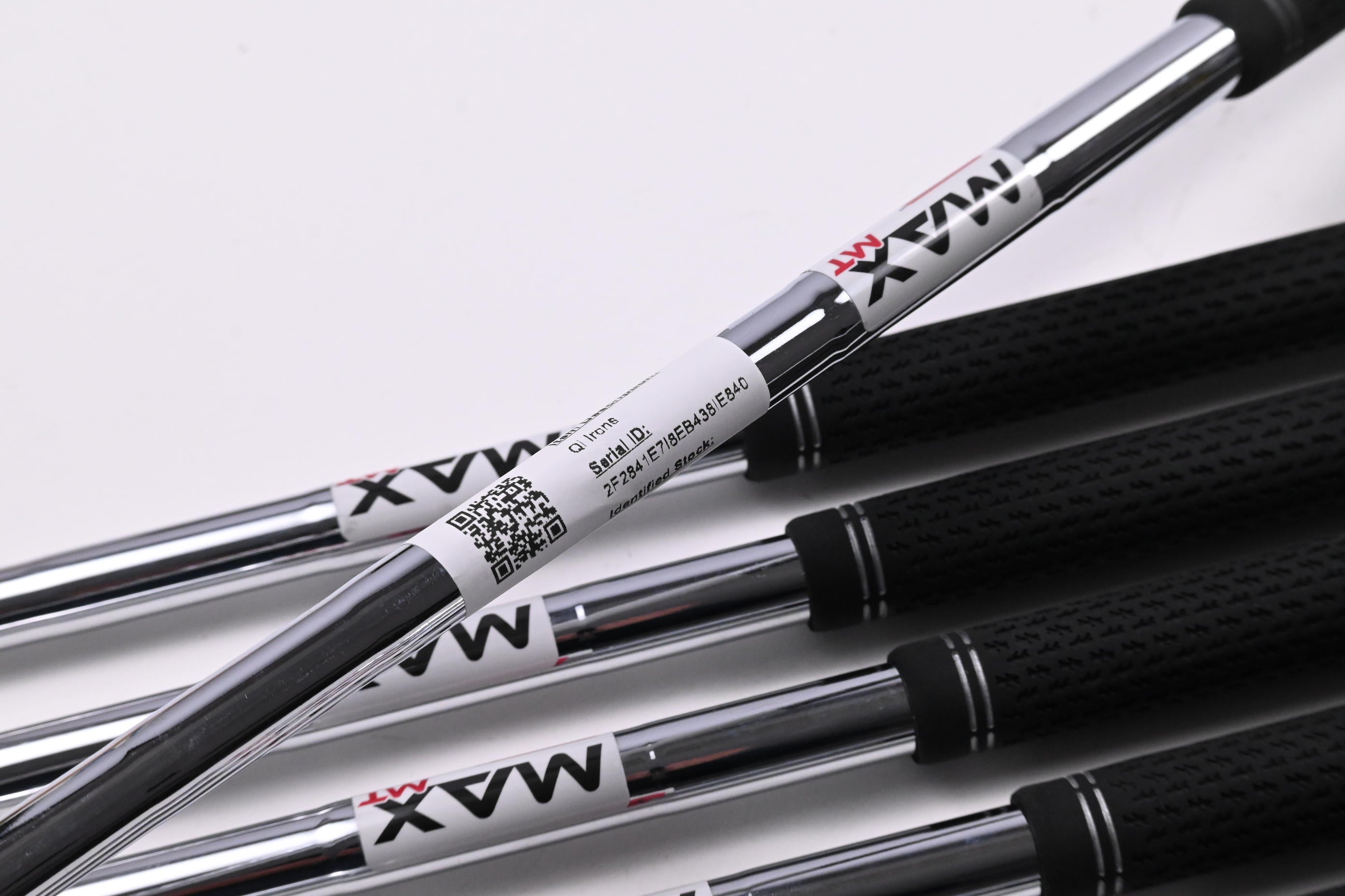 Left Hand Taylormade Qi Irons / 5-PW+SW / Regular Flex KBS MAX MT 85 Shafts