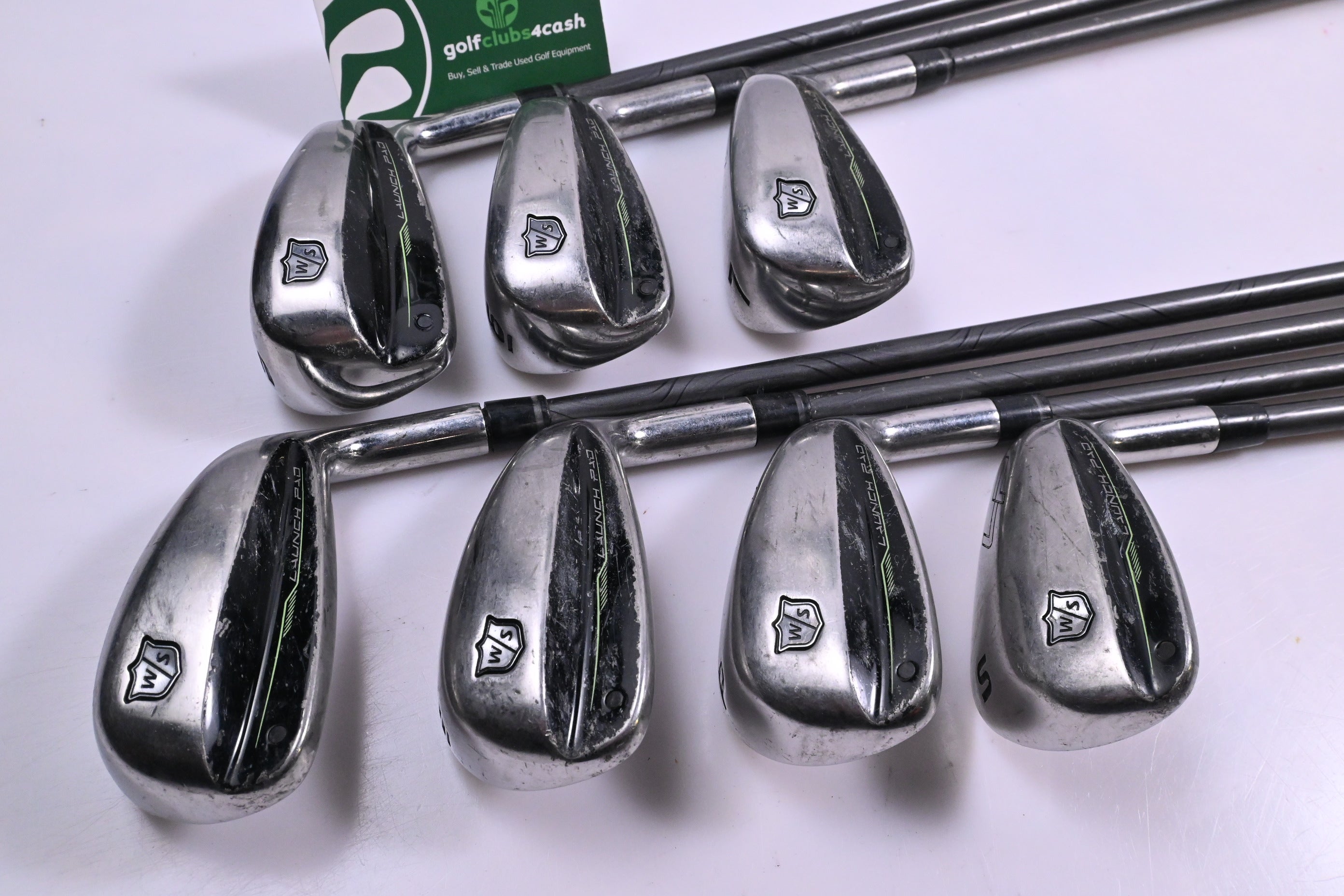 Wilson Launch Pad 2022 Irons / 5-PW+SW / Regular Flex Evenflow 65 Shafts