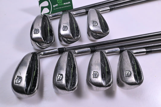 Wilson Launch Pad 2022 Irons / 5-PW+SW / Regular Flex Evenflow 65 Shafts