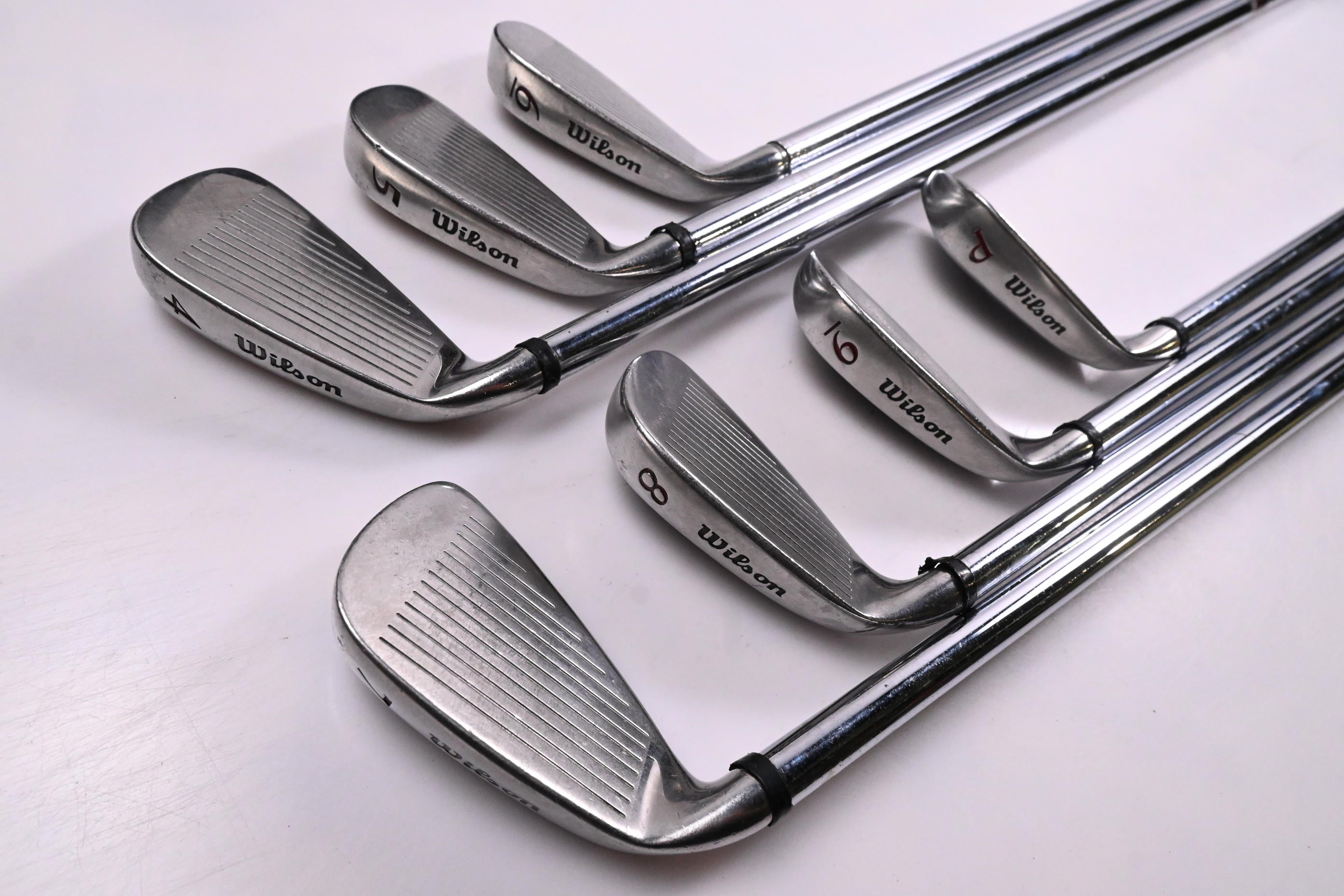 Wilson Deep Red Irons / 4-PW / Regular Flex Wilson Fat Shafts
