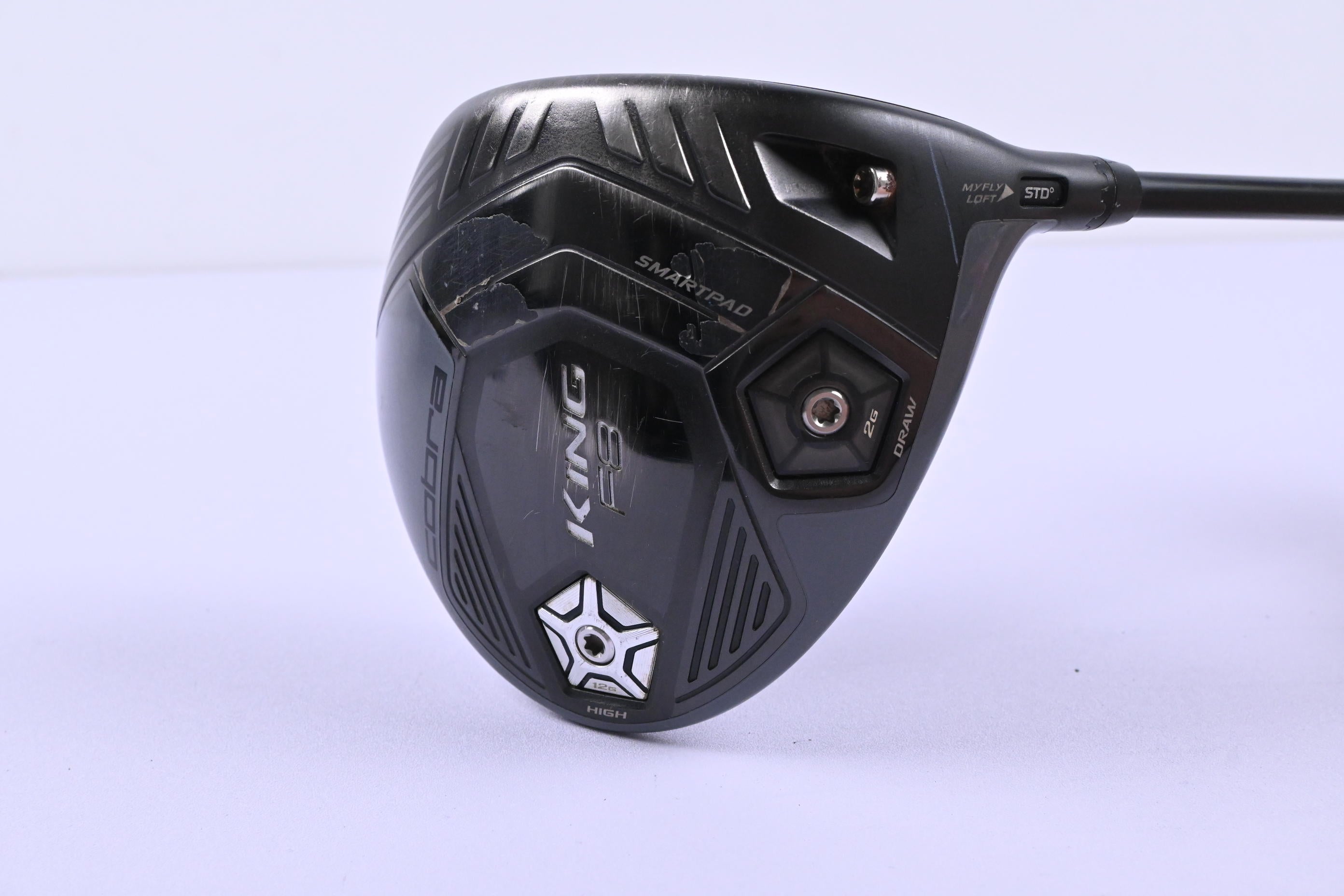Cobra King F8 Driver / 10 Degree / Stiff Flex Aldila Rogue Silver 110 MSI 60 Shaft