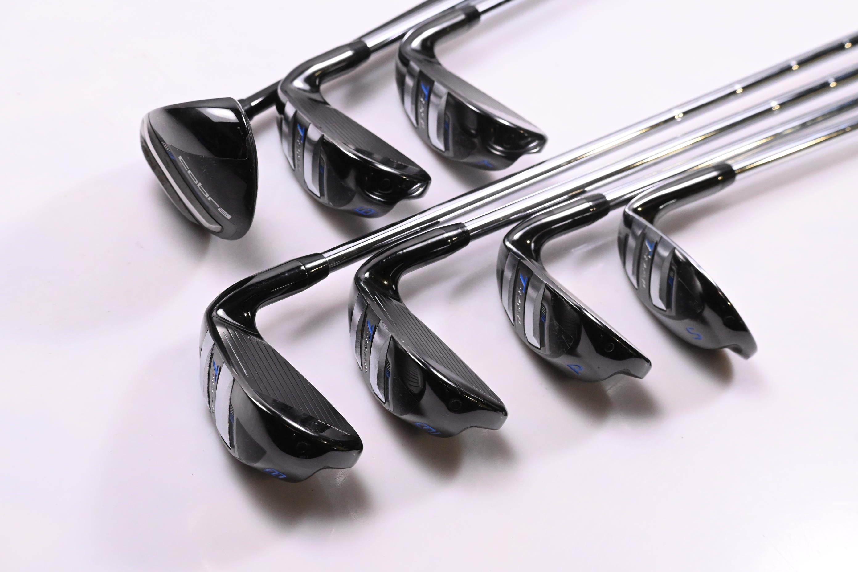 Left Hand Cobra T-Rail Hybrid Combo Irons / 5H+6-PW+SW / Regular Flex Cobra