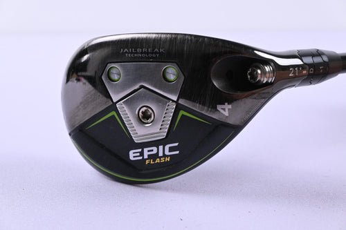 Callaway Epic Flash #4 Hybrid / 21 Degree / Regular Flex Tensei AV Silver 65 Shaft