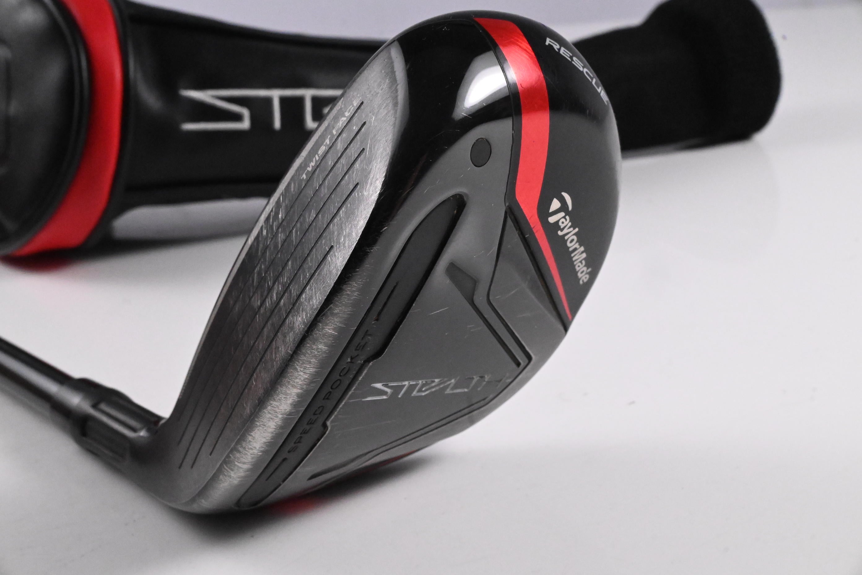 Left Hand Taylormade Stealth #3 Hybrid / 19 Degree / Stiff Flex Ventus Red 7