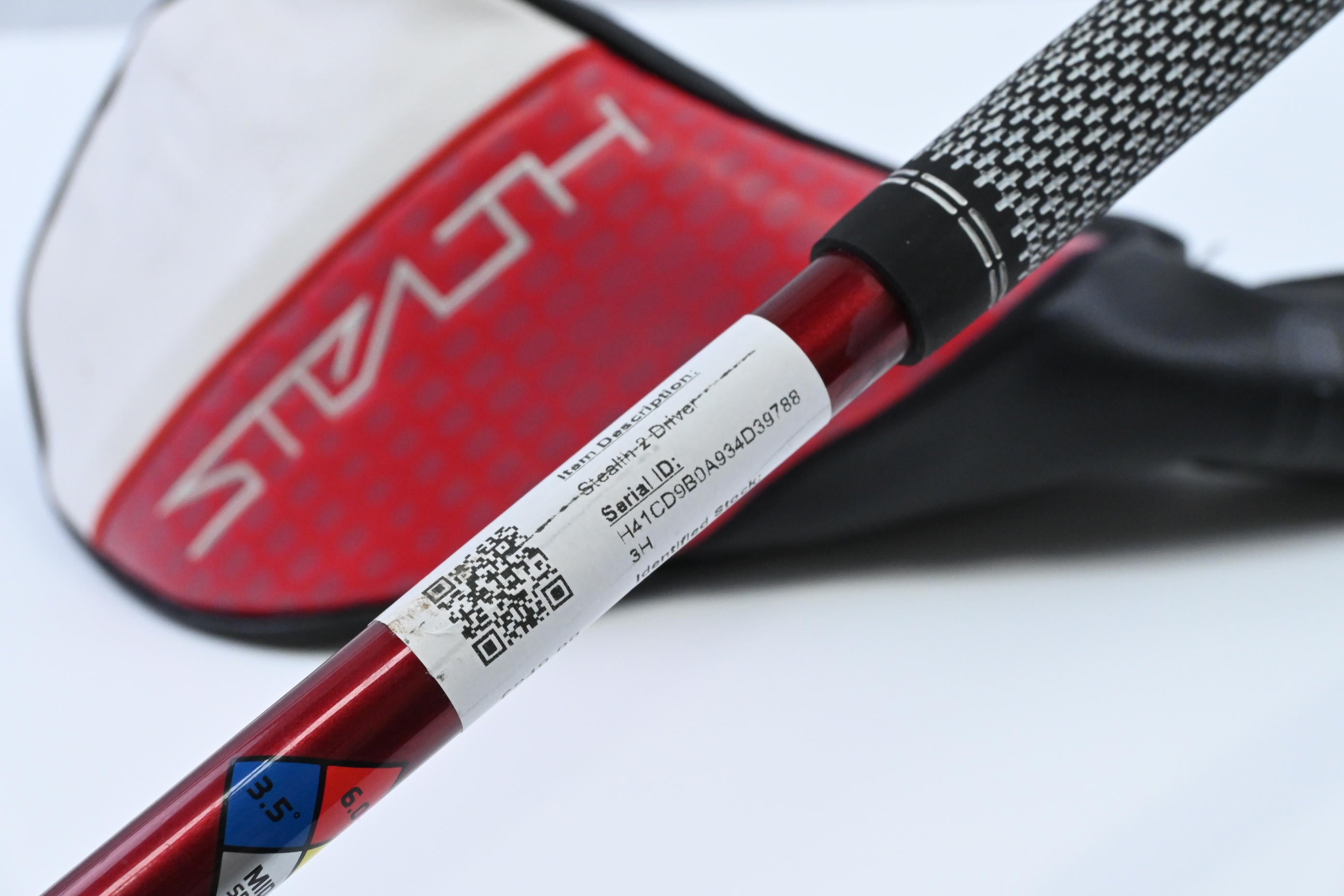 Taylormade Stealth 2 Driver / 9 Degree / Stiff Flex HZRDUS Smoke Red RDX 60