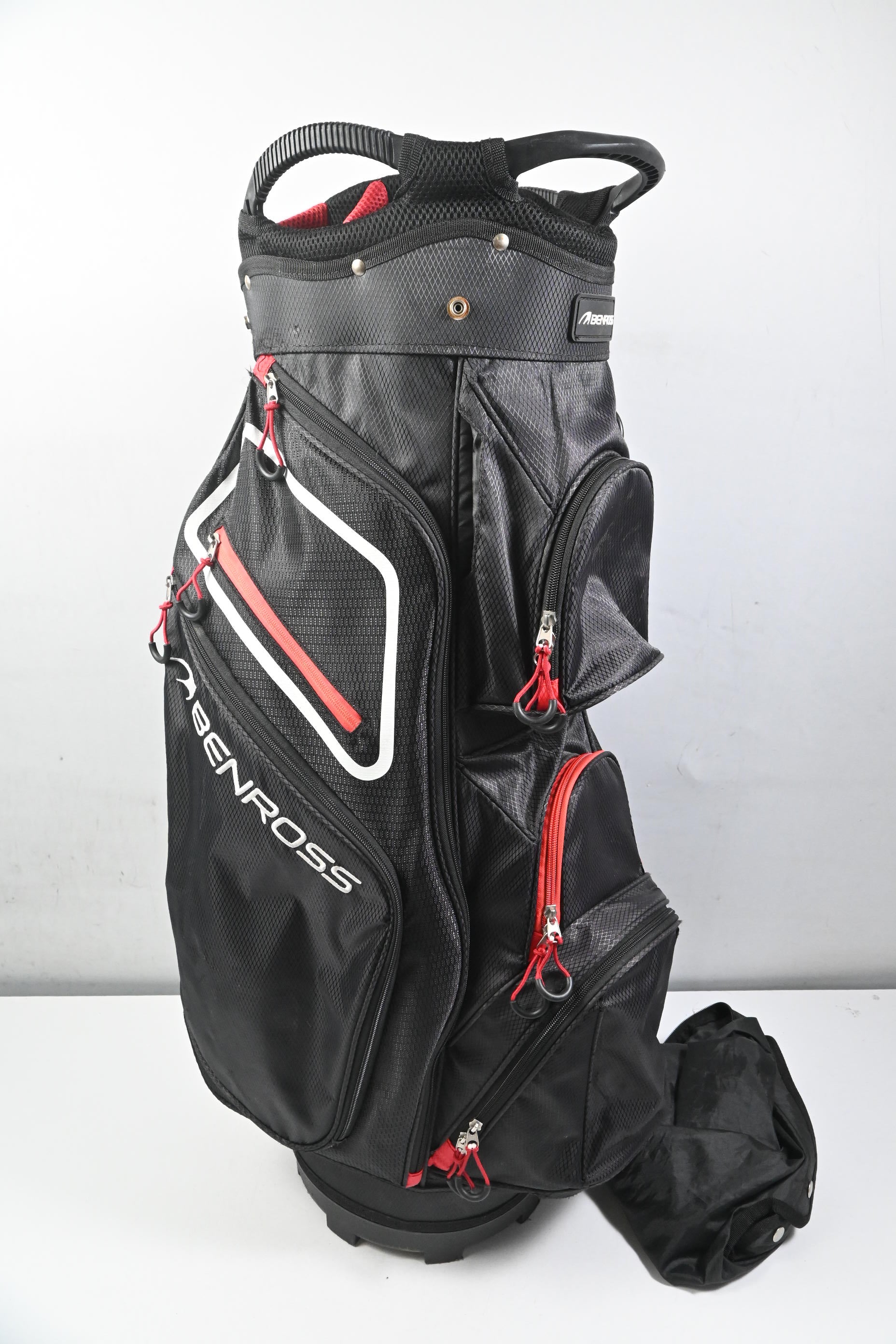 Benross Cart Bag / 14-Way Divider / Black, White, Red