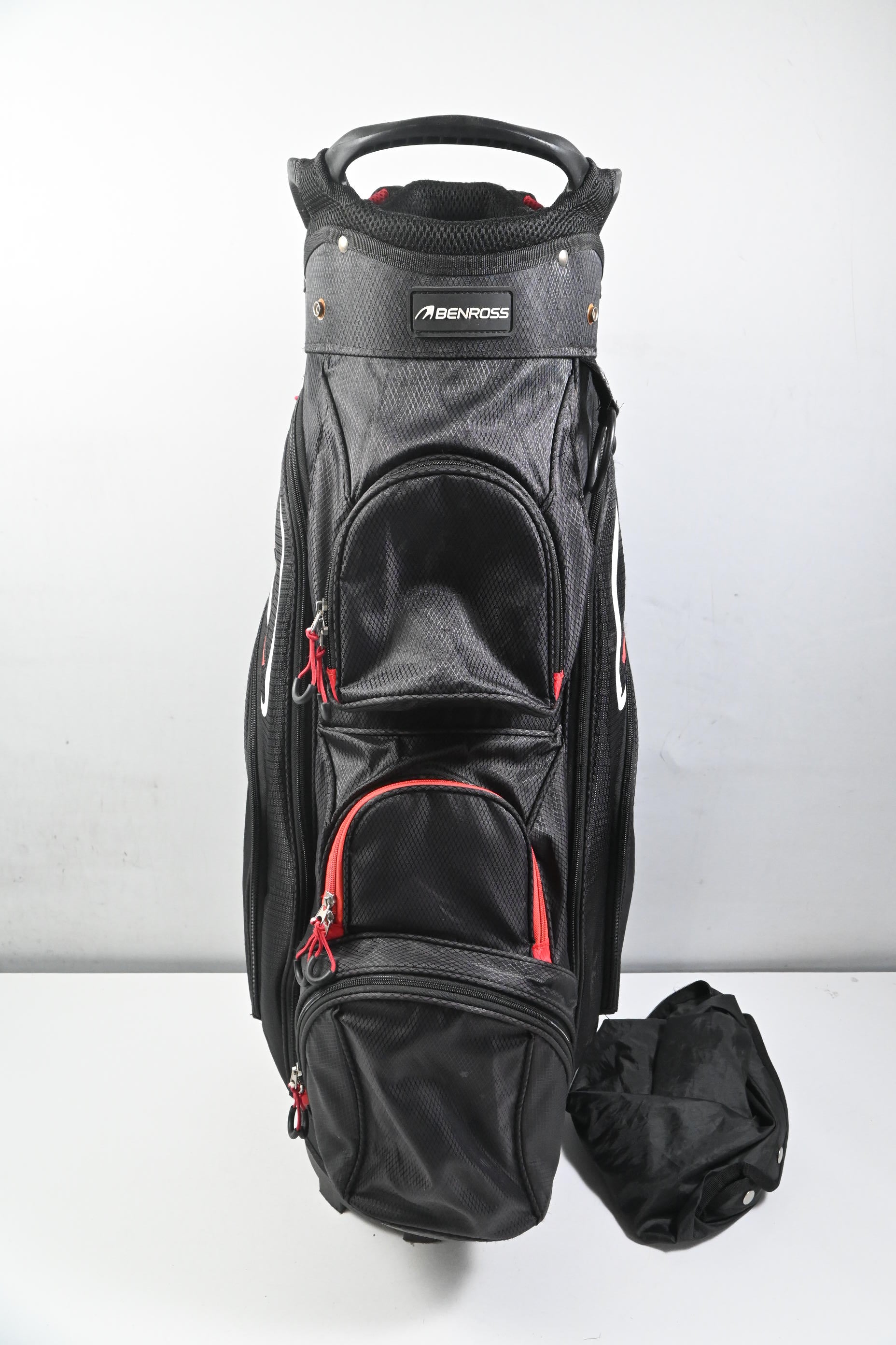 Benross Cart Bag / 14-Way Divider / Black, White, Red