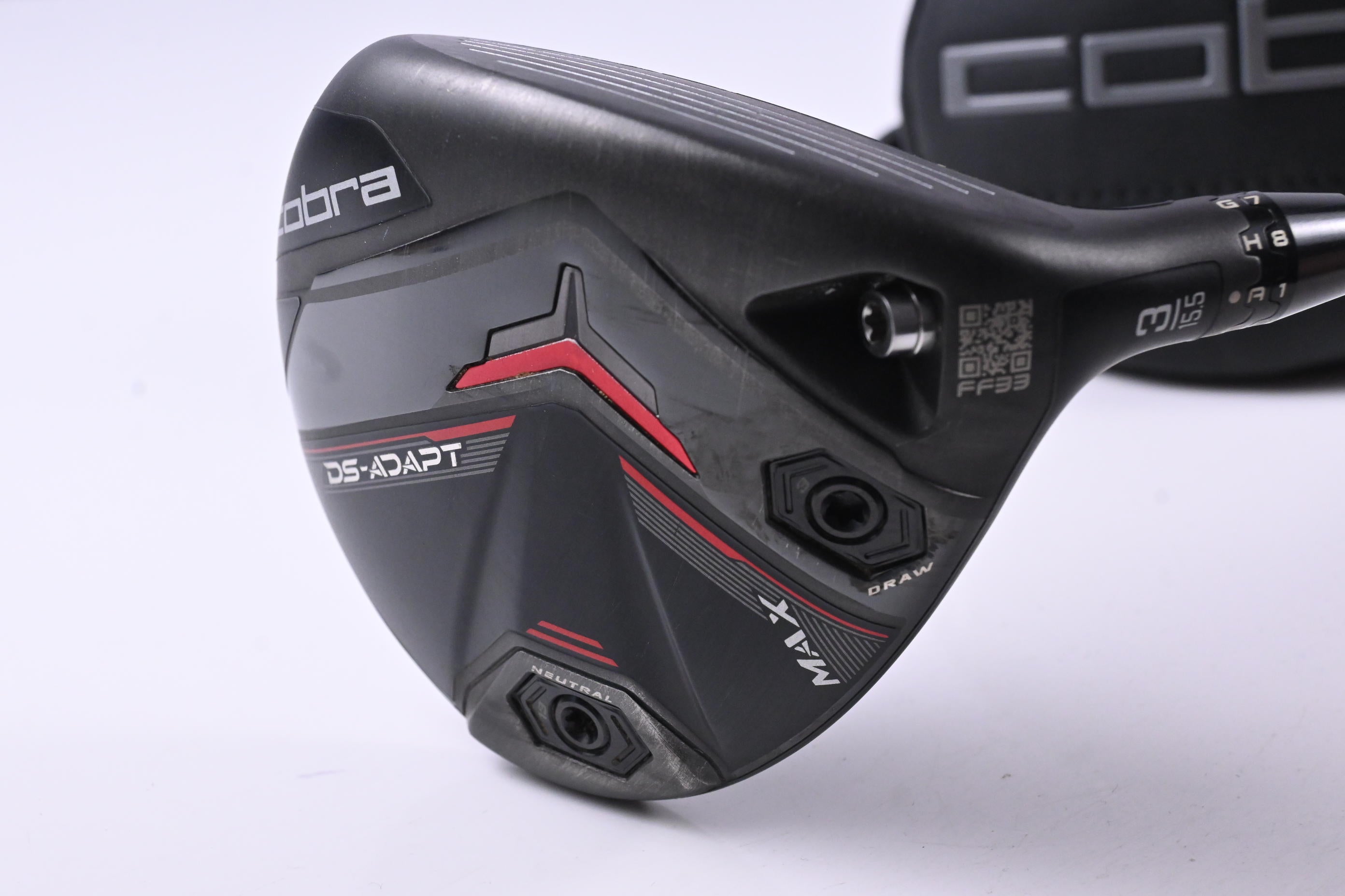 Cobra DS-Adapt Max #3 Wood / 15.5 Degree / Regular Flex Denali Red 50 Shaft