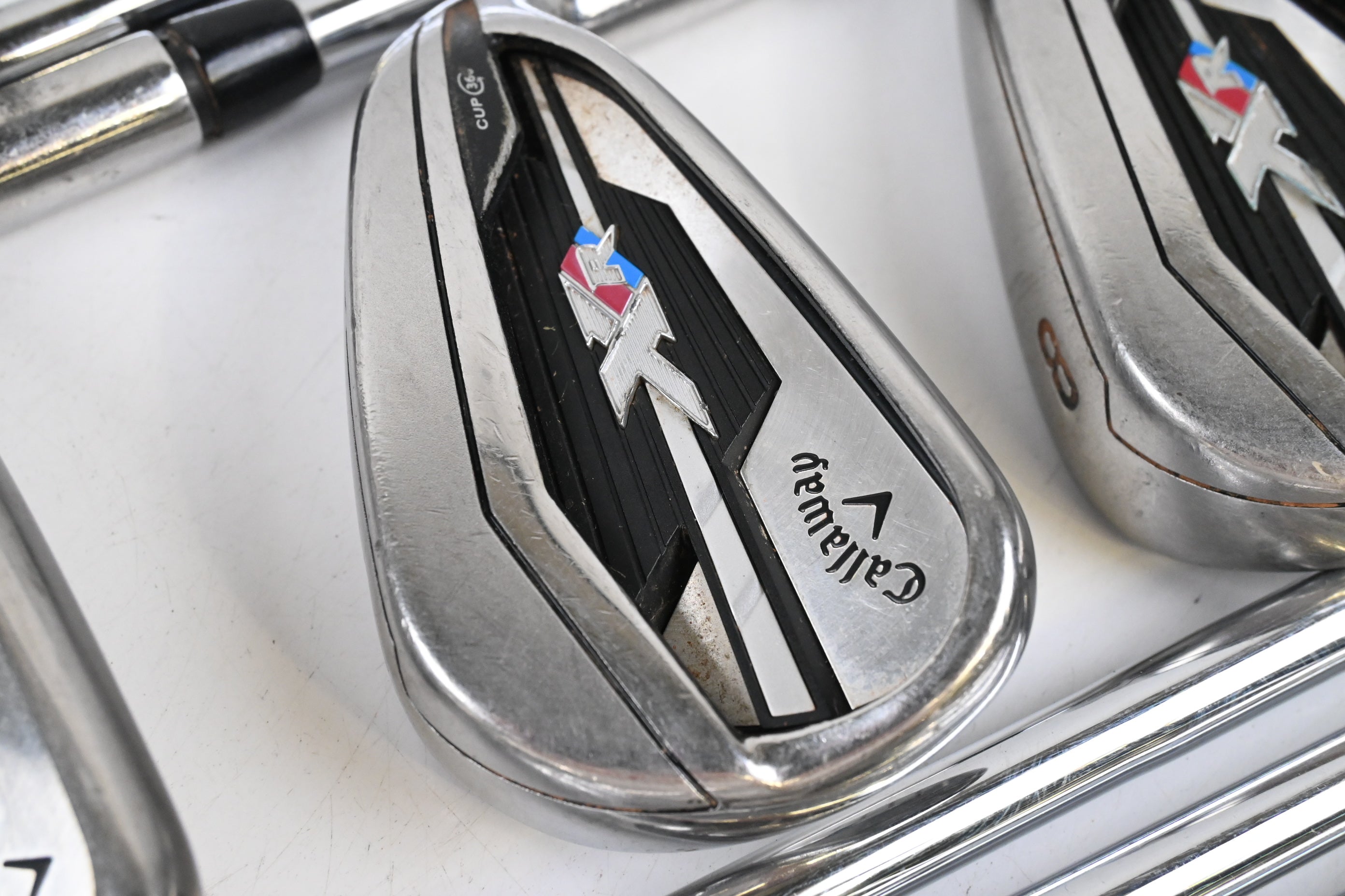 Callaway Steelhead XR Irons / 5-PW+GW+SW+LW / Regular Flex Speedstep 85 Shafts