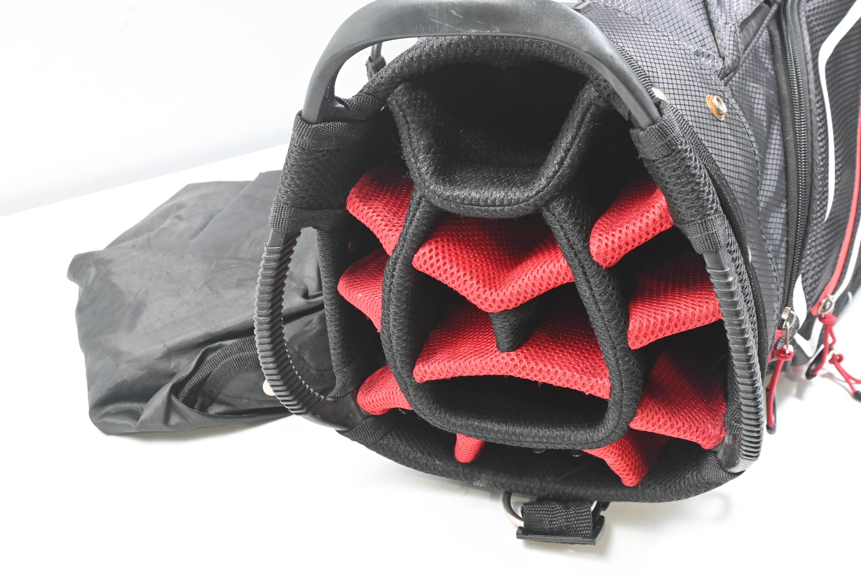 Benross Cart Bag / 14-Way Divider / Black, White, Red