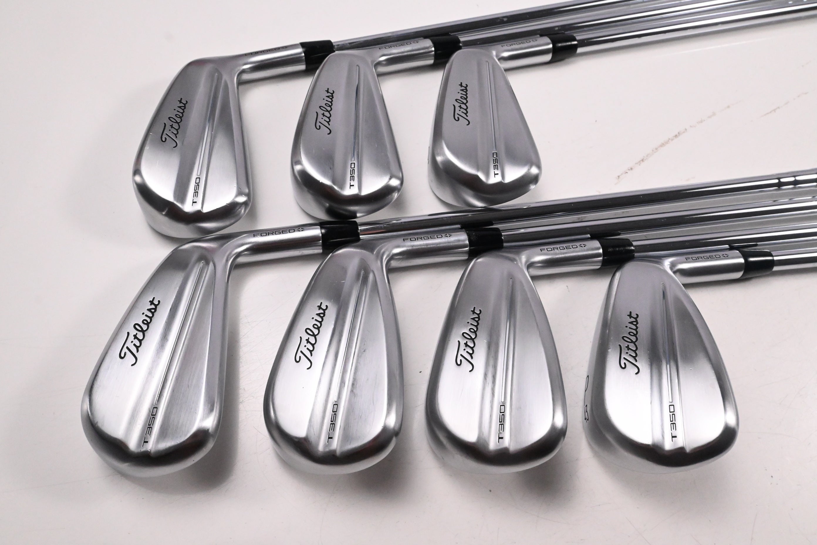 Titleist T350 2025 Irons / 4-PW / Stiff Flex True Temper AMT Black Shafts