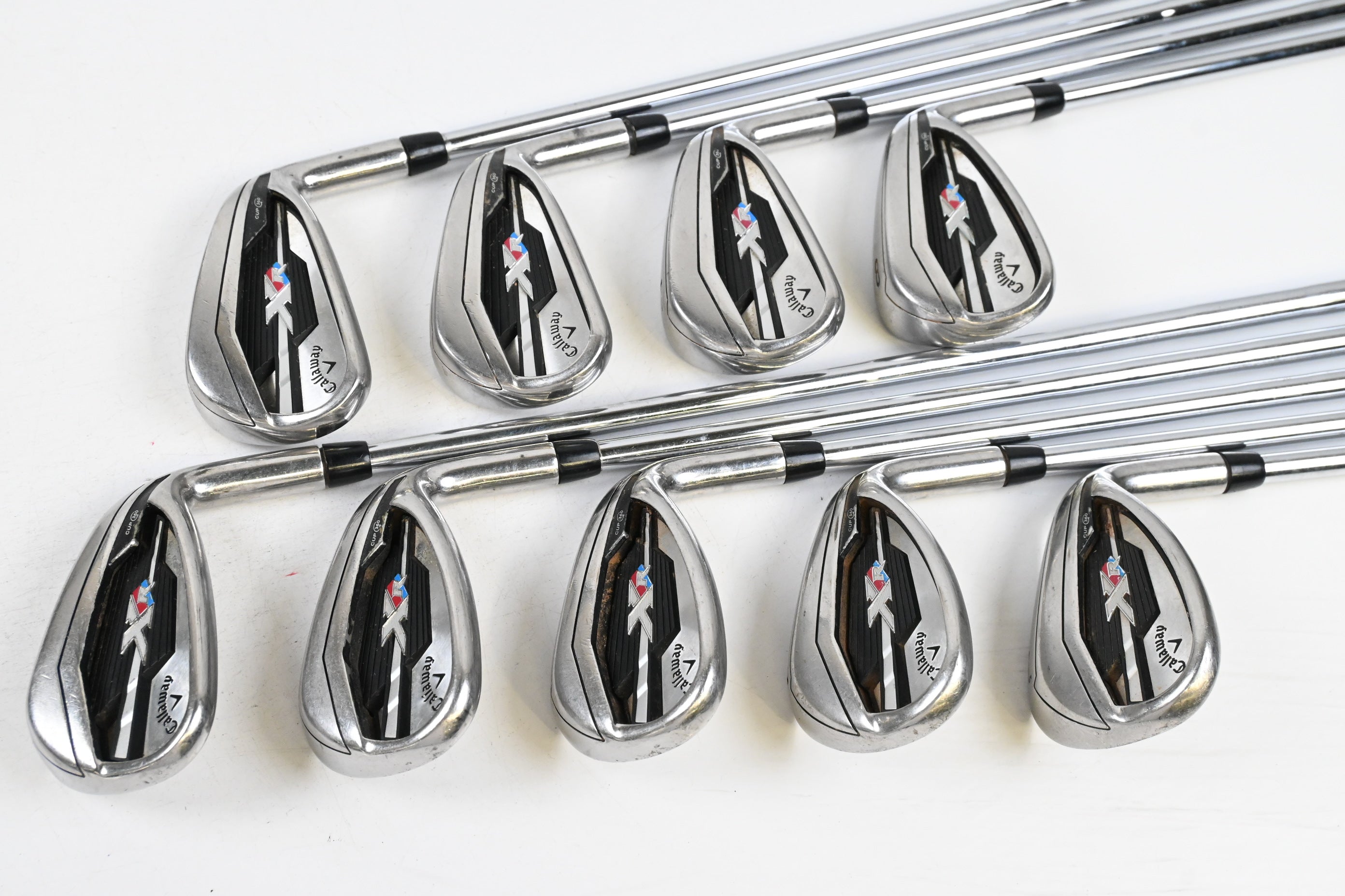 Callaway Steelhead XR Irons / 5-PW+GW+SW+LW / Regular Flex Speedstep 85 Shafts
