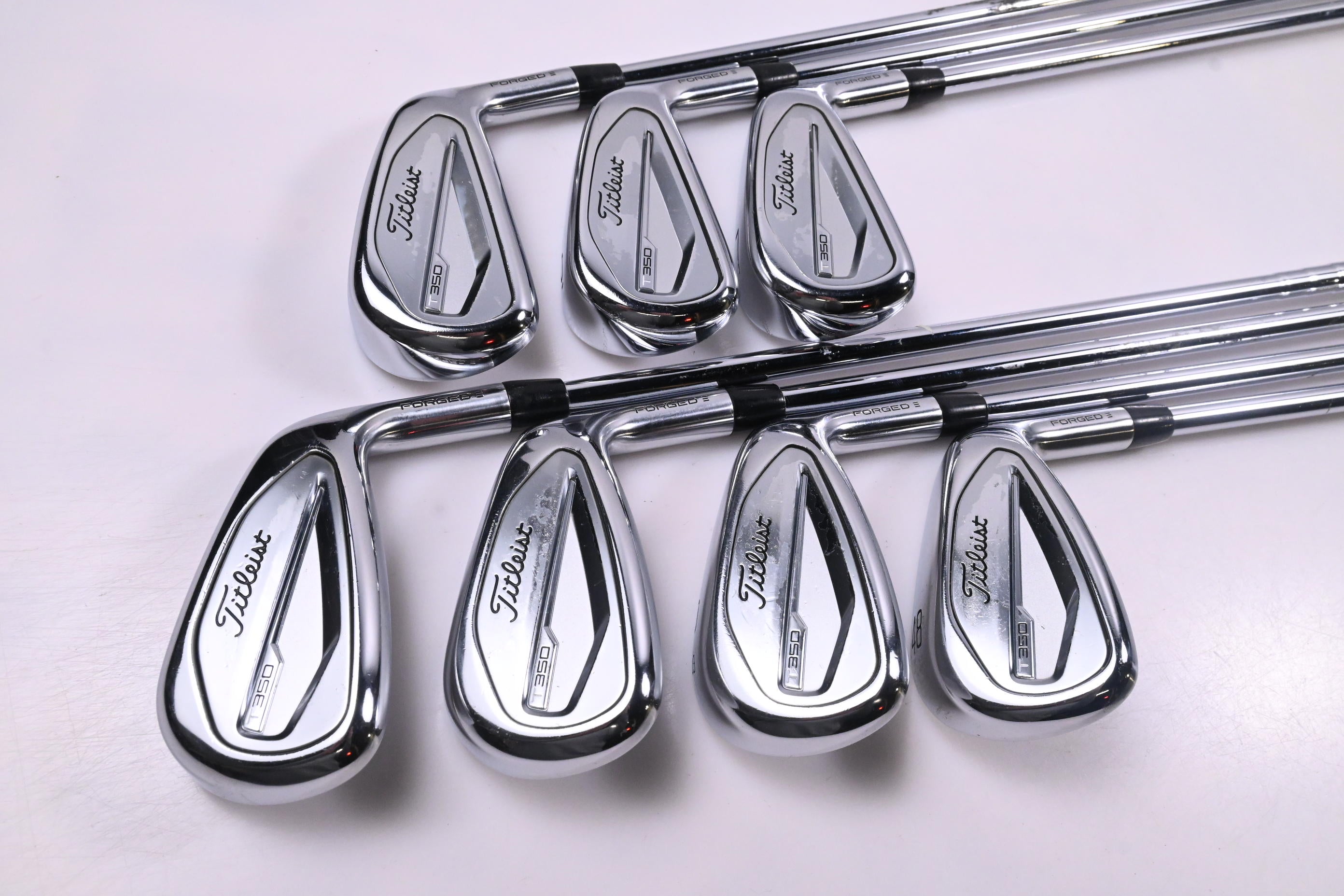 Titleist T350 Irons / 5-PW+48° / Regular Flex AMT Red R300 Shafts