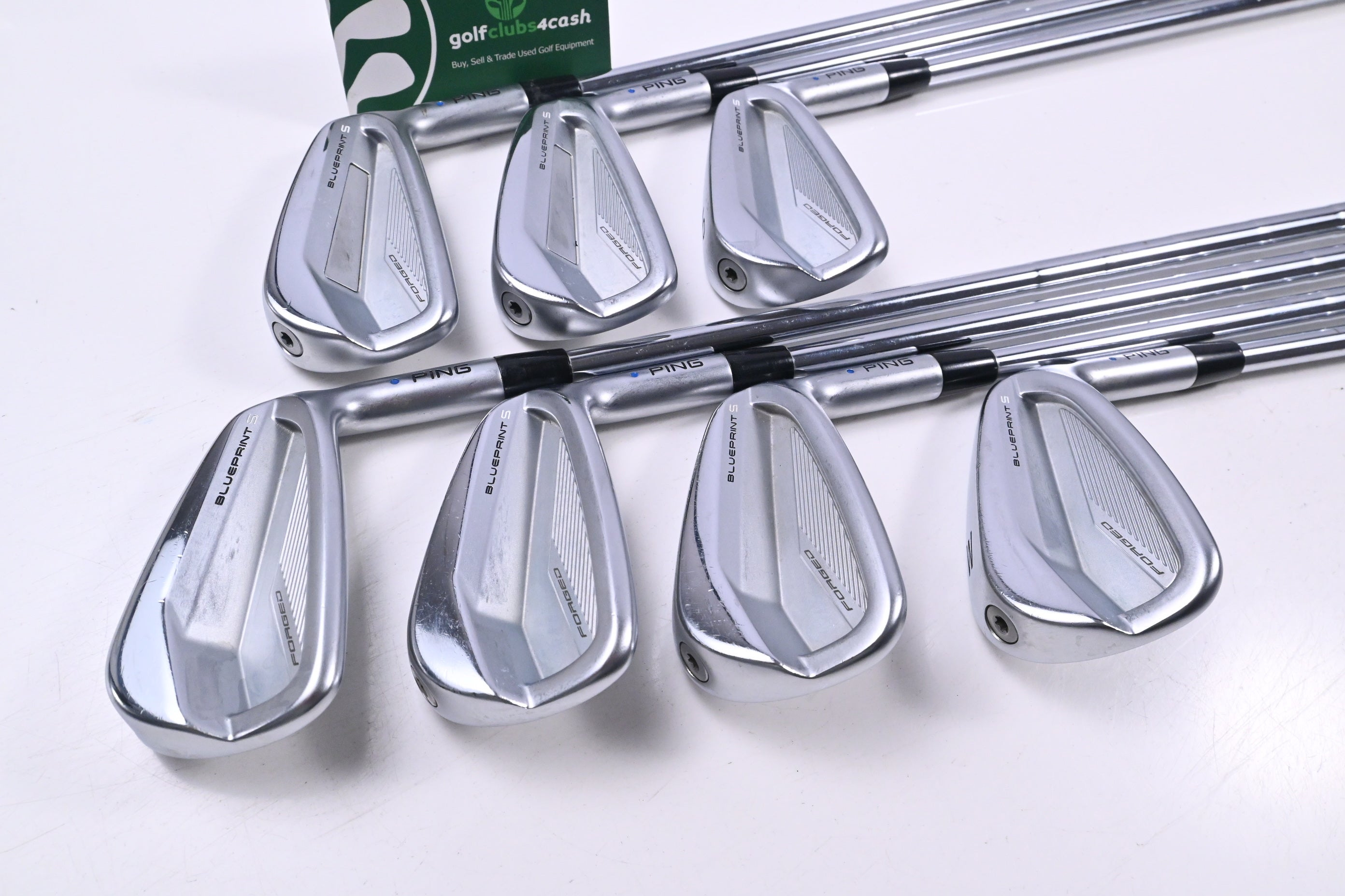 Ping Blueprint S Irons / 4-PW / Blue Dot / Stiff Flex KBS Tour 120 Shafts