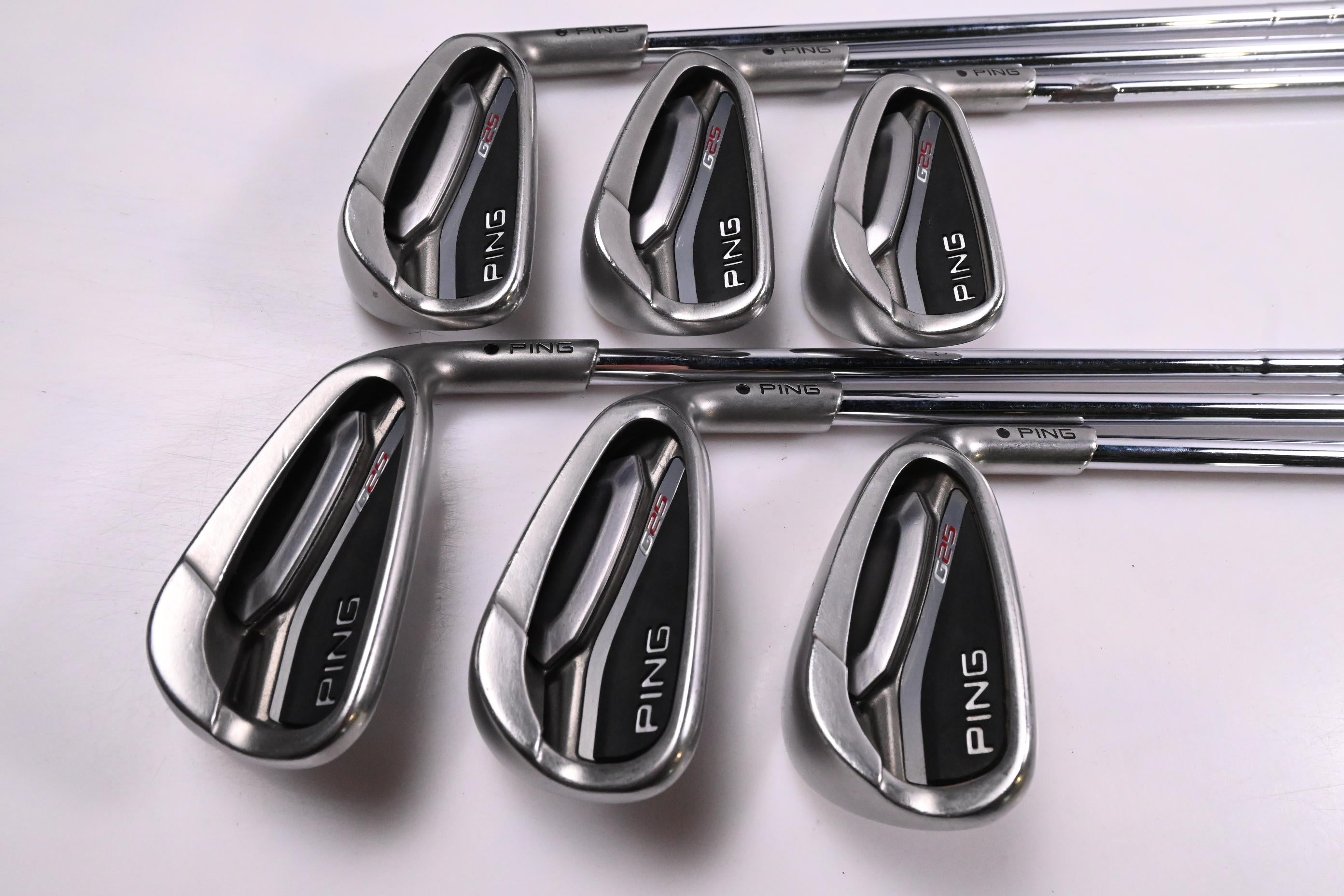 Ping G25 Irons / 5-PW / Black Dot / Regular Flex Ping CFS Shafts