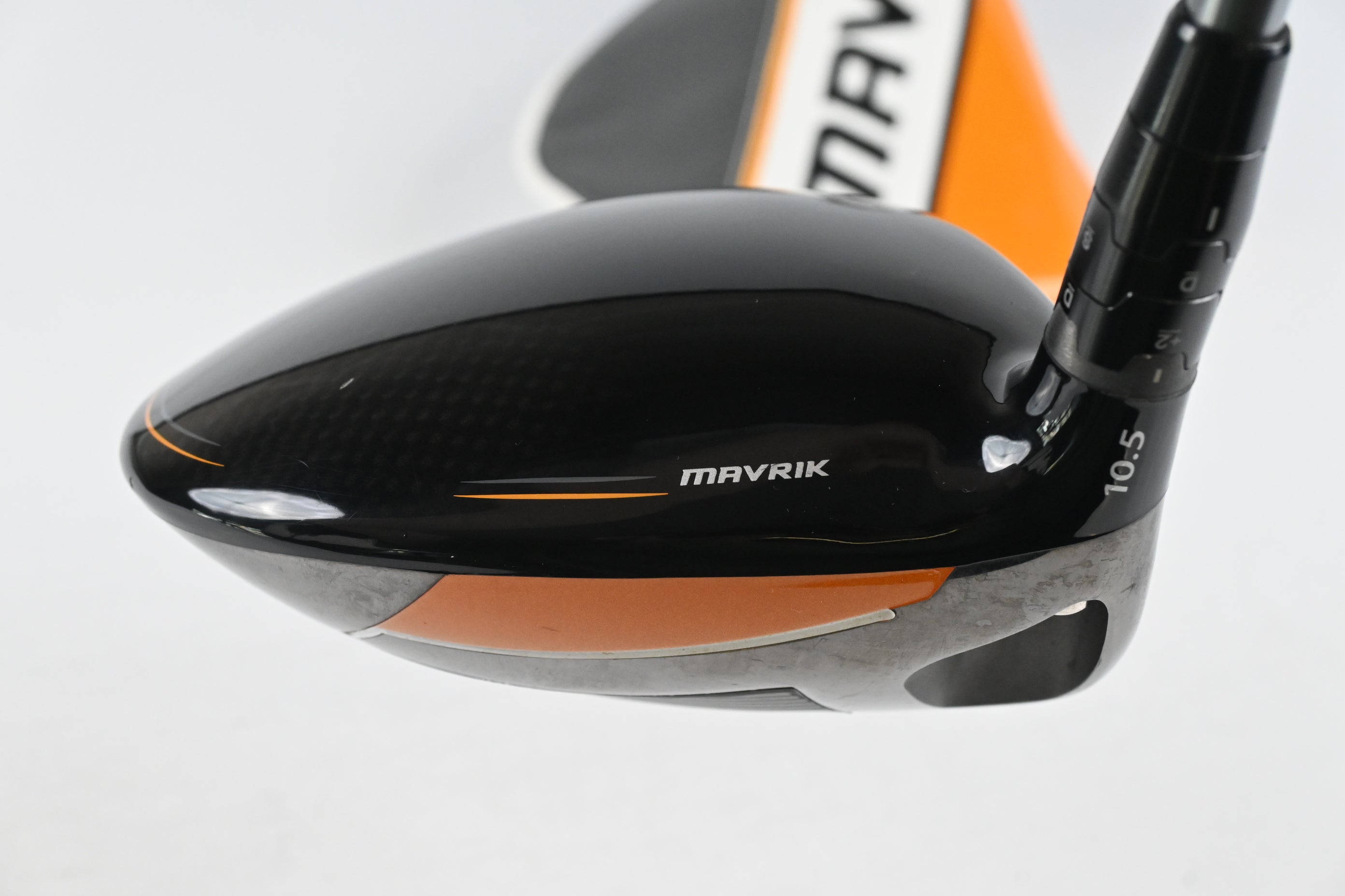 Left Hand Callaway Mavrik Driver / 10.5 Degree / Regular Flex HZRDUS T800 Orange