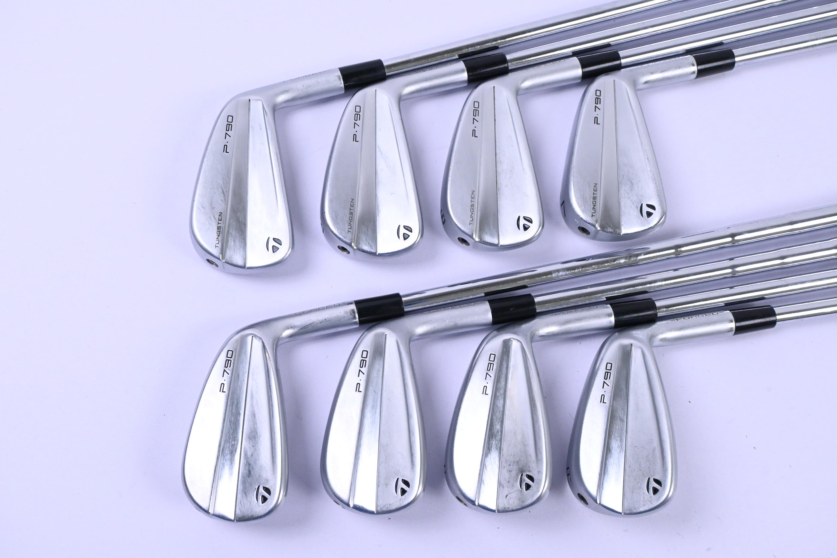 Taylormade P790 2023 Irons / 4-PW+GW / Stiff Flex KBS Tour-V 110 Shafts