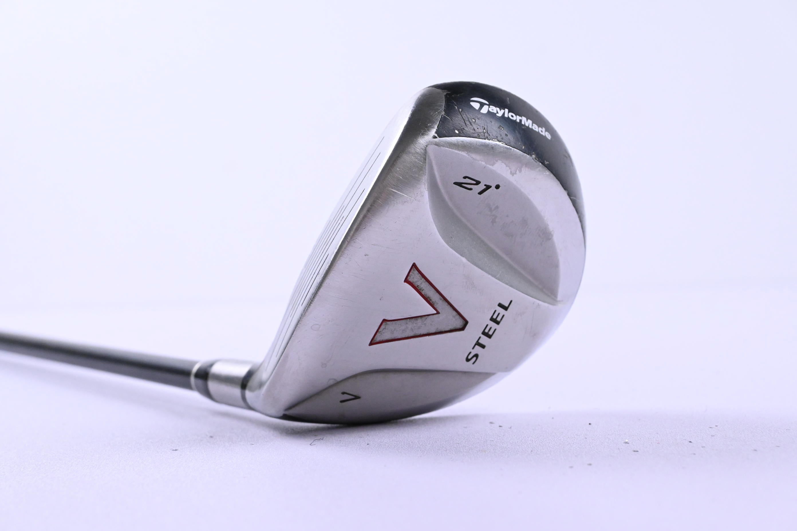 Left Hand Taylormade V-Steel Fairway #7 Wood / 21 Degree / Regular Flex M.A.S²