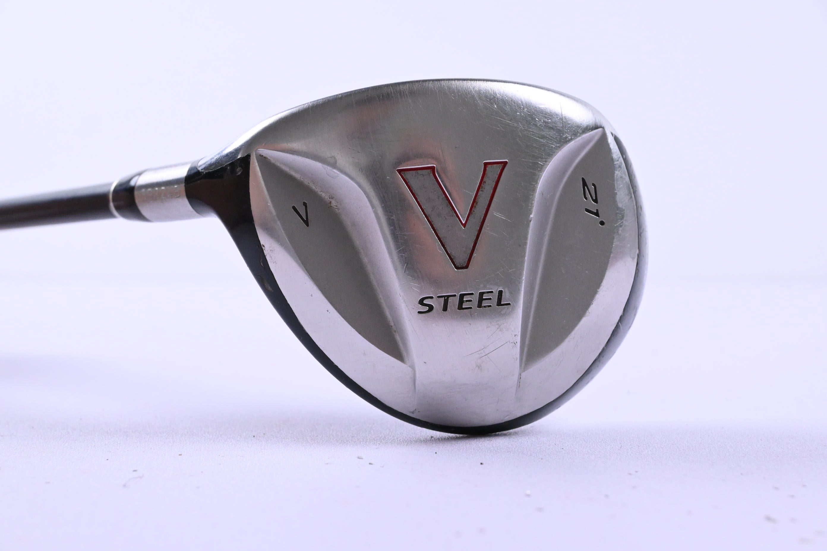 Left Hand Taylormade V-Steel Fairway #7 Wood / 21 Degree / Regular Flex M.A.S²