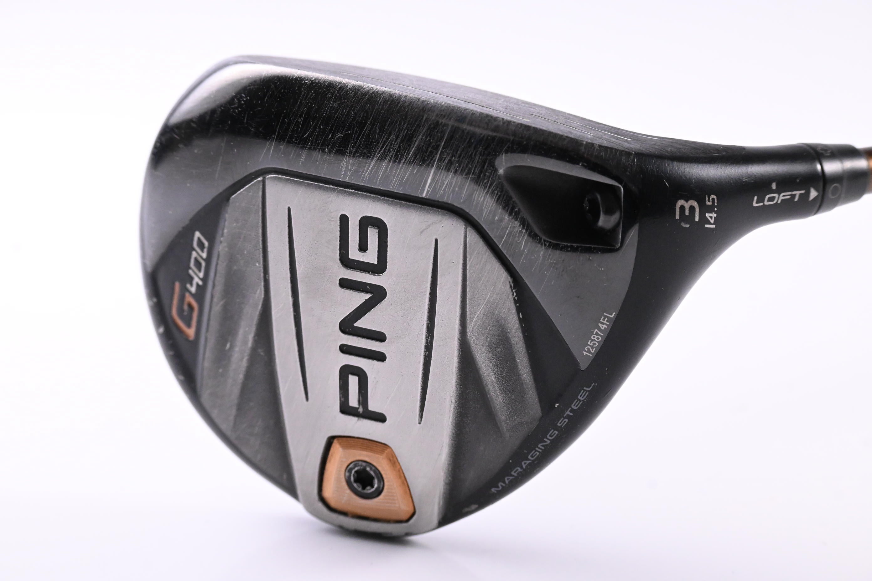 Ping G400 #3 Wood / 14.5 Degree / Stiff Flex Ping Alta CB 65 Shaft