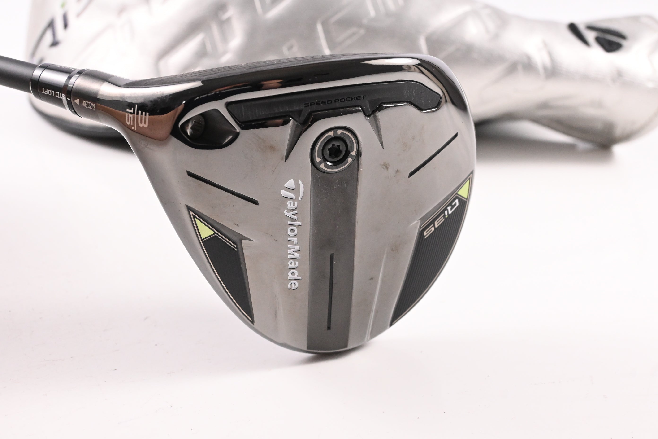 Left Hand Taylormade Qi35 #3 Wood / 15 Degree / Regular Flex Ventus Blue 5