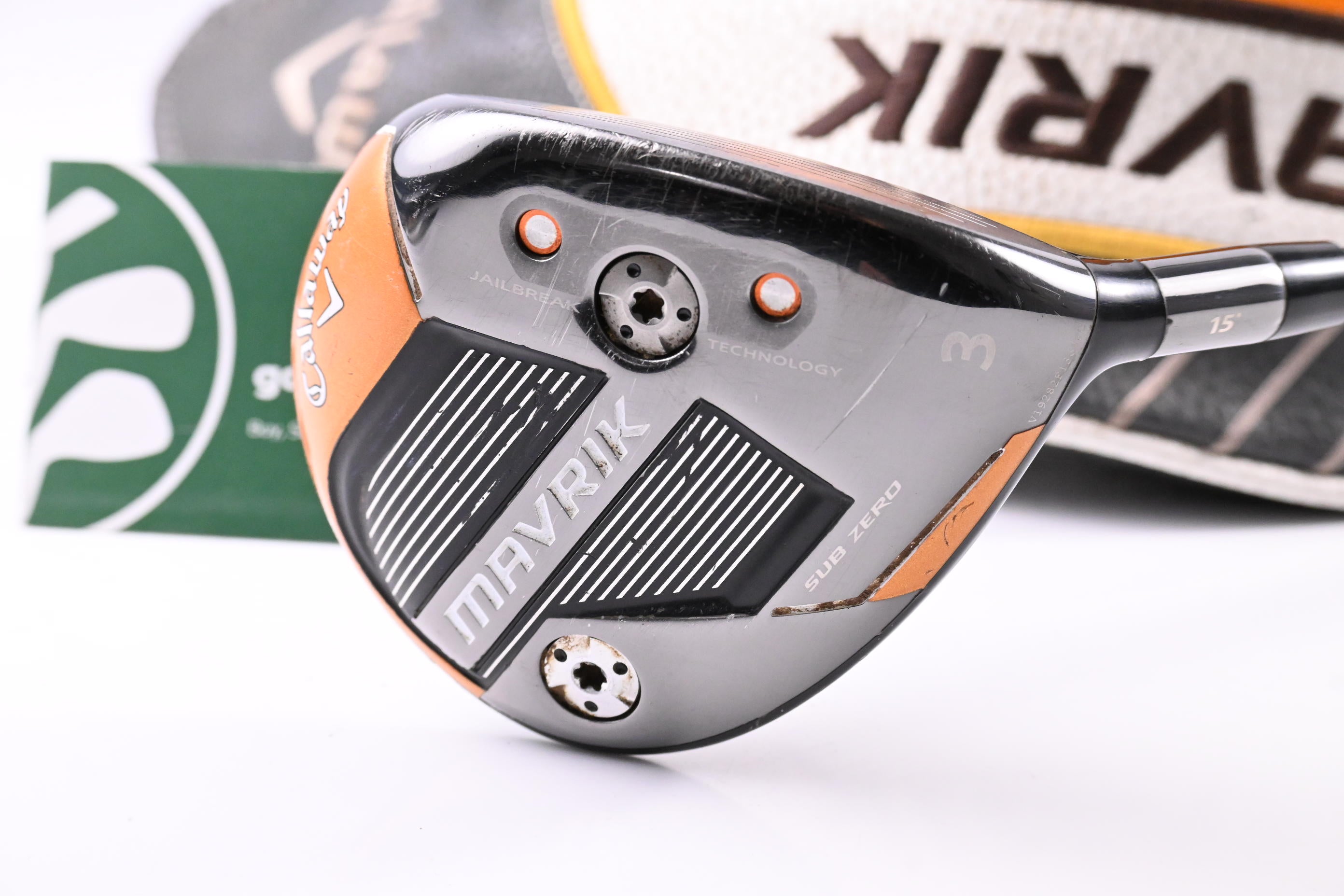 Callaway Mavrik Sub Zero #3 Wood / 15 Degree / Stiff Flex Rogue White 130 MSI 70