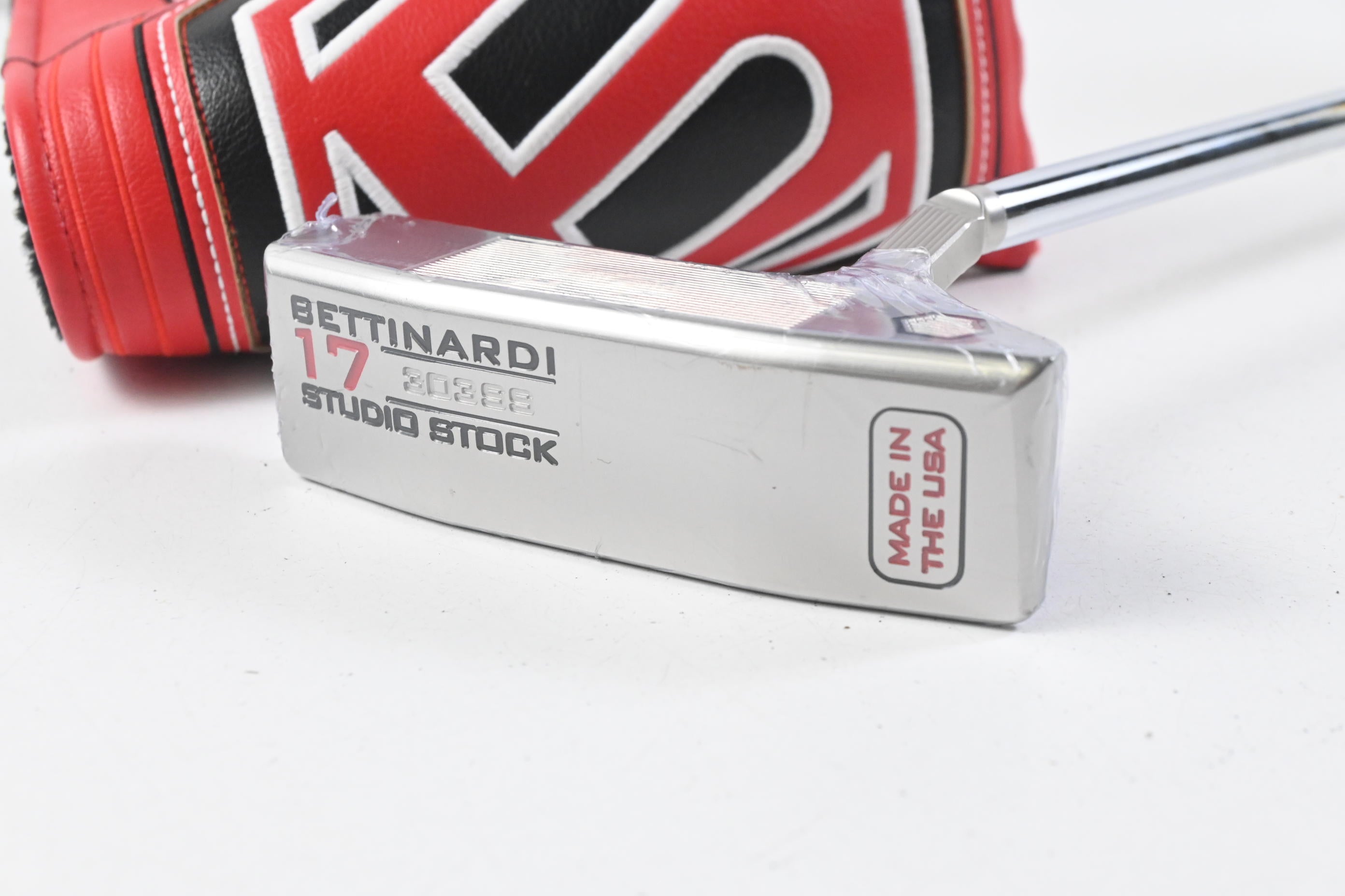 Bettinardi Studio Stock 17 2021 Silver/Red Putter / 34 Inch